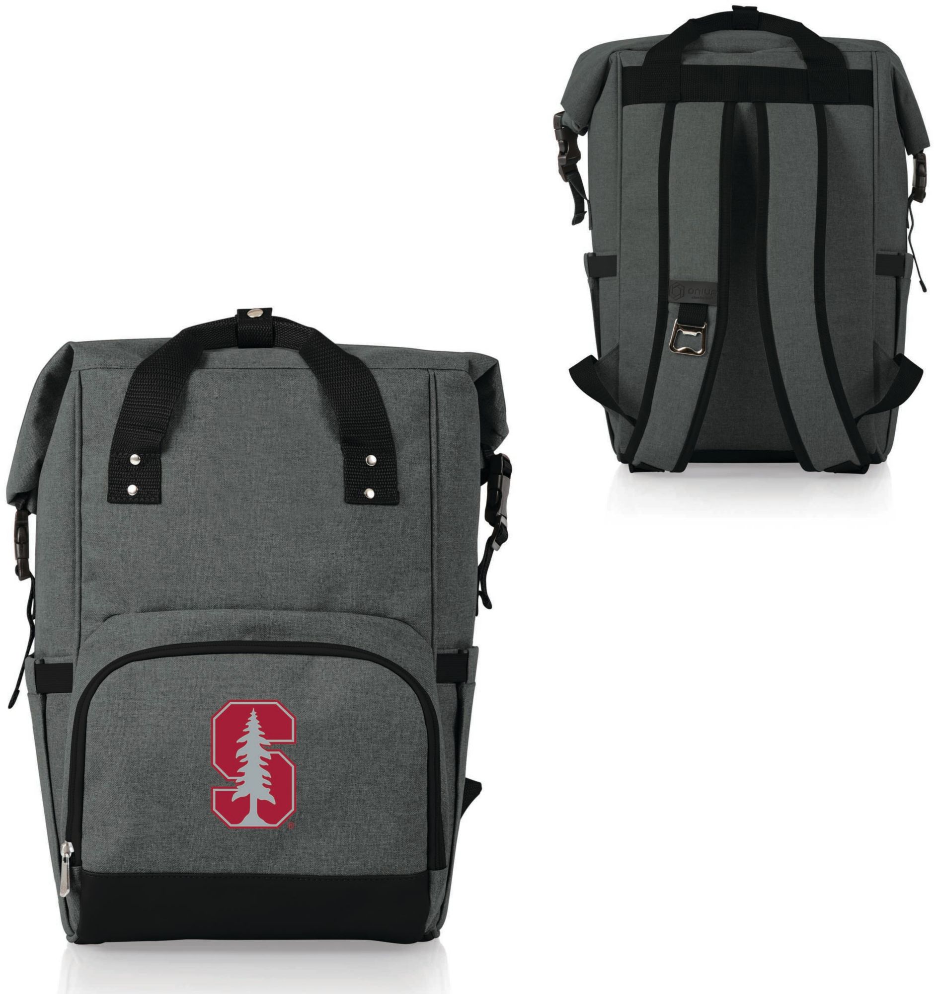 Picnic Time Stanford Cardinal Roll-Top Cooler Backpack