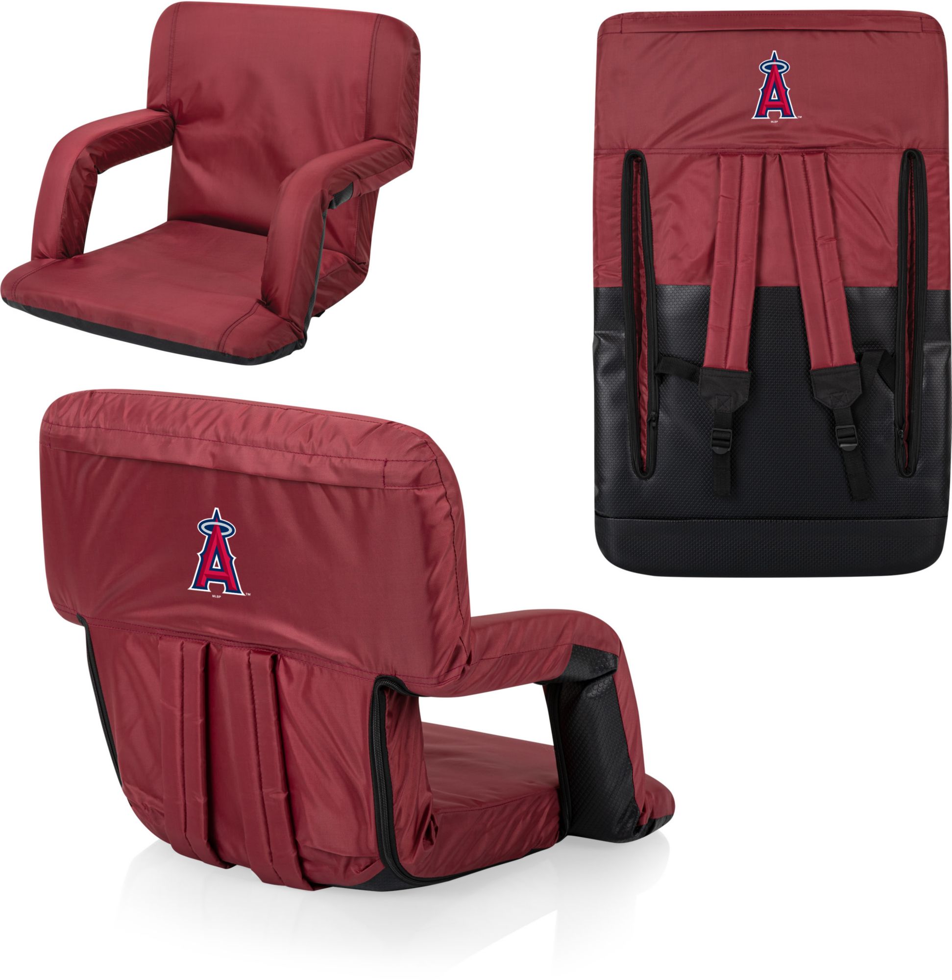 Picnic Time Los Angeles Angels Ventura Portable Reclining Stadium Seat product image
