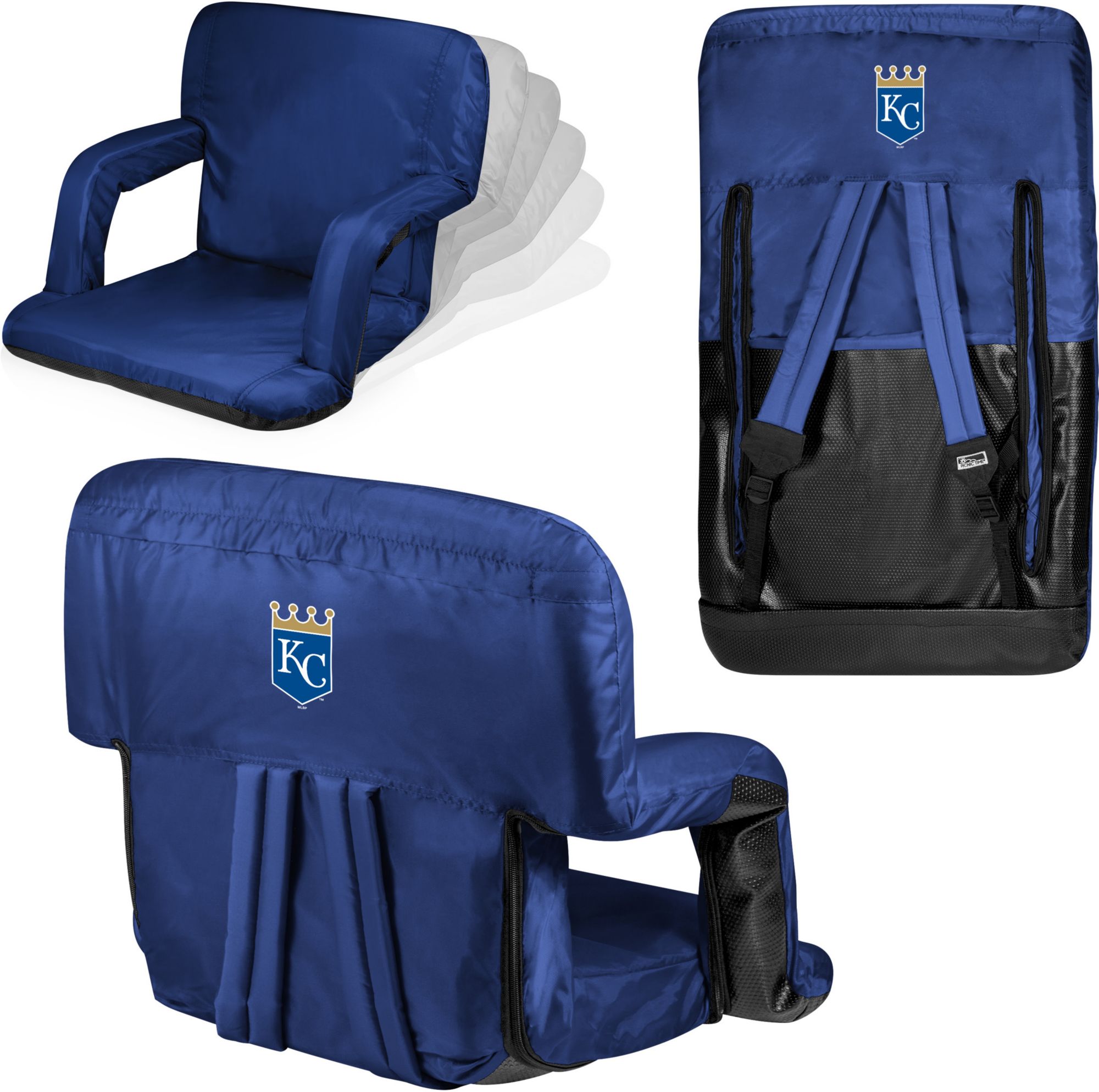 Picnic Time Kansas City Royals Ventura Portable Reclining Stadium Seat product image
