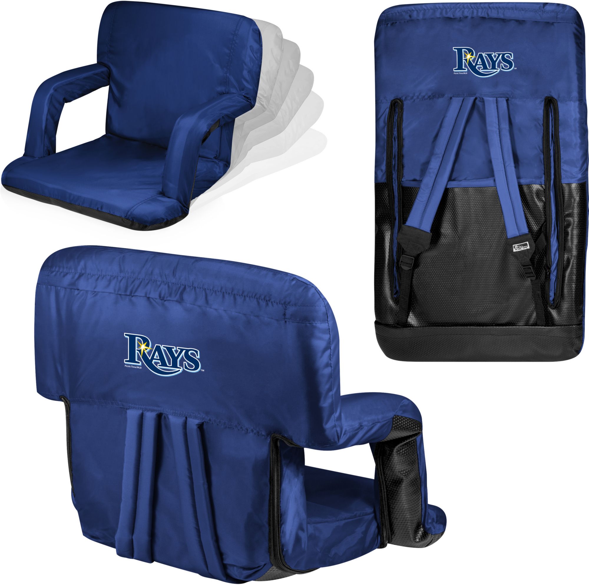 Picnic Time Tampa Bay Rays Ventura Portable Reclining Stadium Seat product image