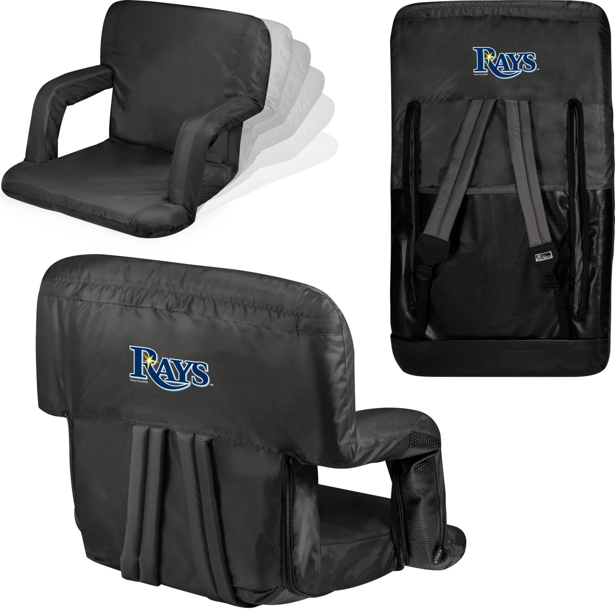 Picnic Time Tampa Bay Rays Ventura Portable Reclining Stadium Seat product image