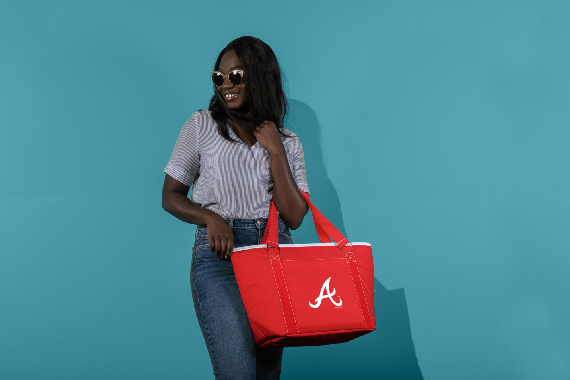 Picnic Time Atlanta Braves Topanga Cooler Tote Bag product image