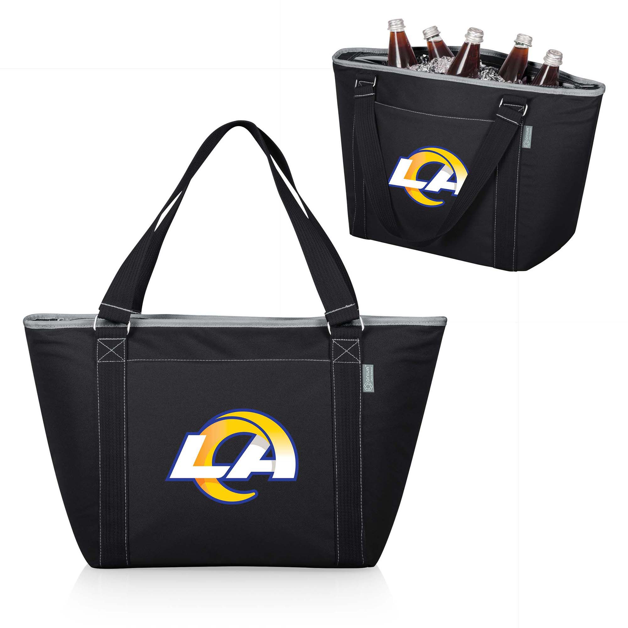 Picnic Time Los Angeles Rams Black Topanga Cooler Tote Bag