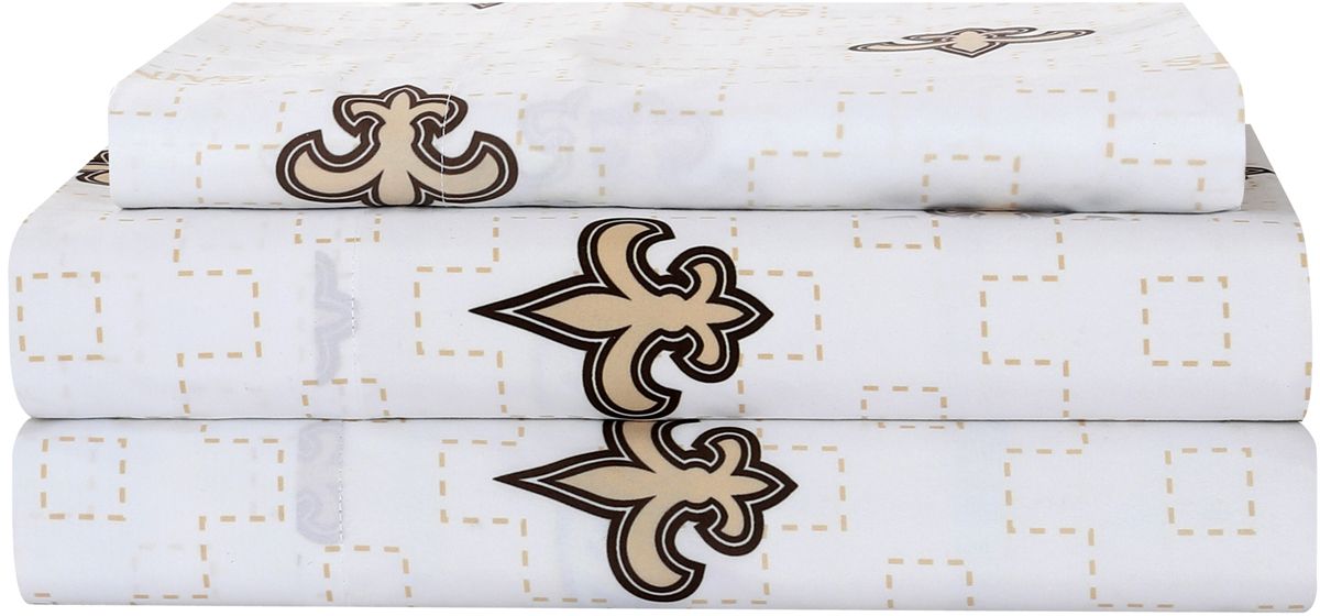 Logo New Orleans Saints Scatter Twin Sheet Set product image