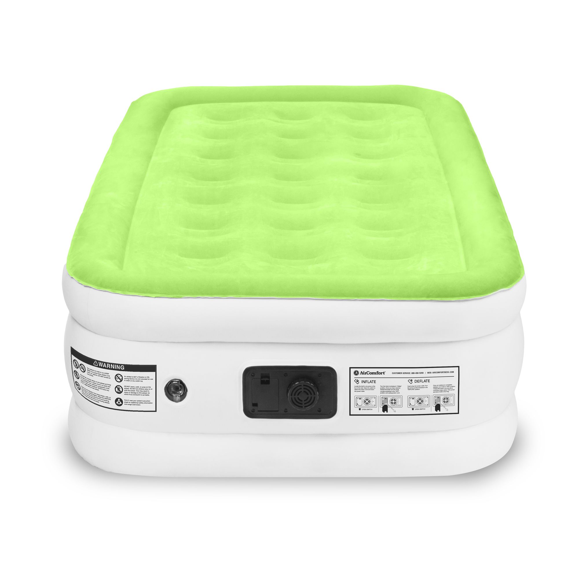 Air Comfort Dream Easy Twin Raised Air Mattress with Built-In Pump product image