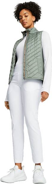 PUMA Women\'s Long Golf | Full Golf Galaxy Frost Zip Sleeve Jacket Quilted