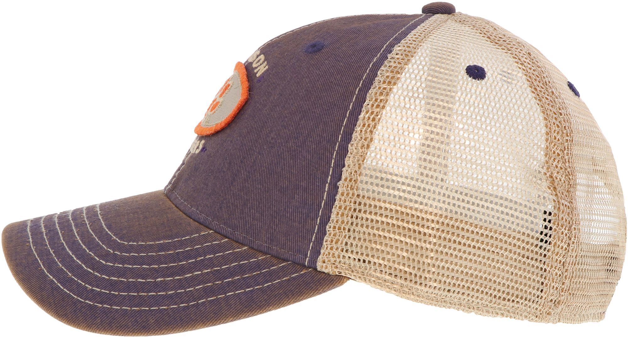 League-Legacy Men's Clemson Tigers Regalia Old Favorite Adjustable Trucker Hat