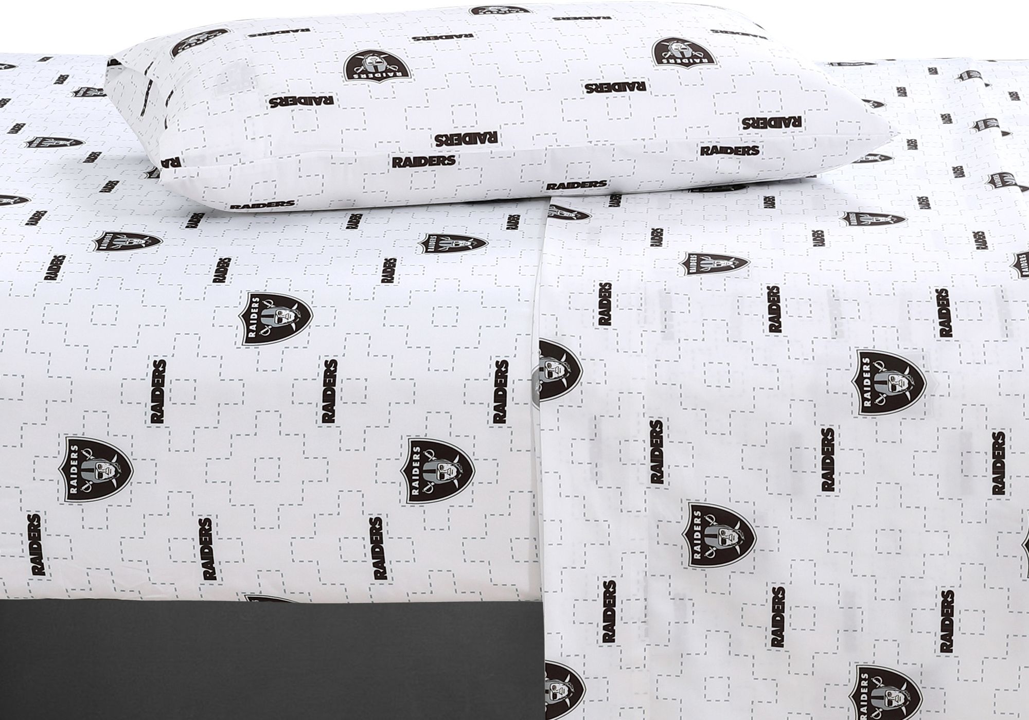 Logo Las Vegas Raiders Scatter Twin Sheet Set product image