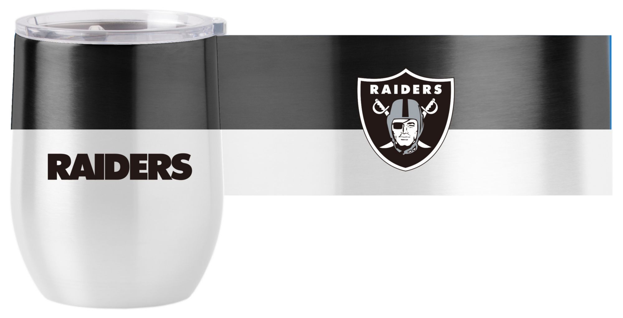 Logo Brands Las Vegas Raiders 16 oz. Stainless Steel Colorblock Tumbler product image