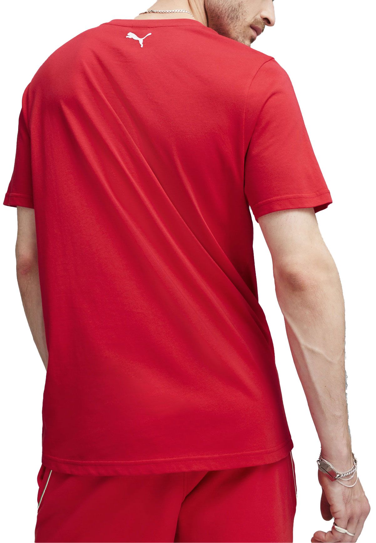 Puma Adult Ferrari Racing Red Logo Shield T-Shirt product image