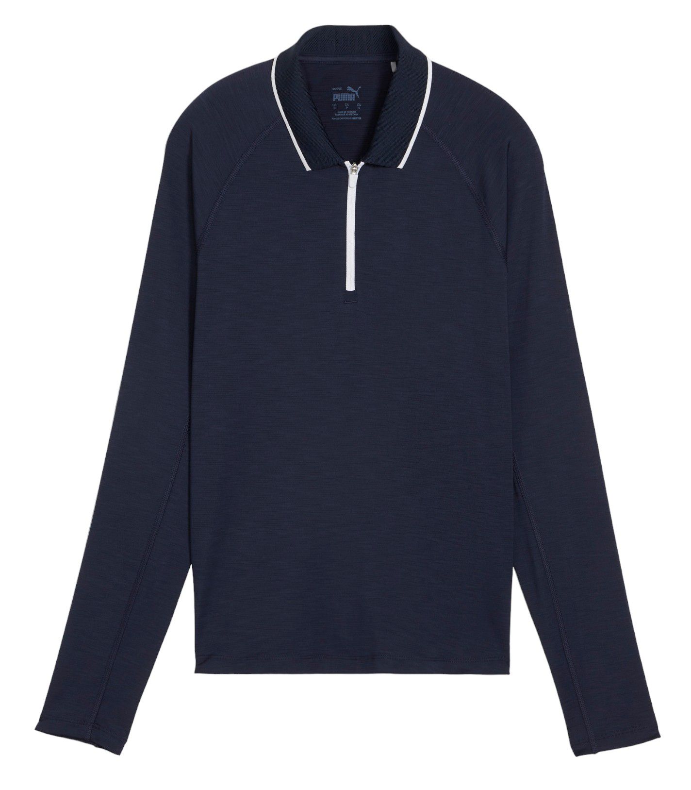 PUMA Women's YouV Long Sleeve 1/4 Zip Golf Polo product image