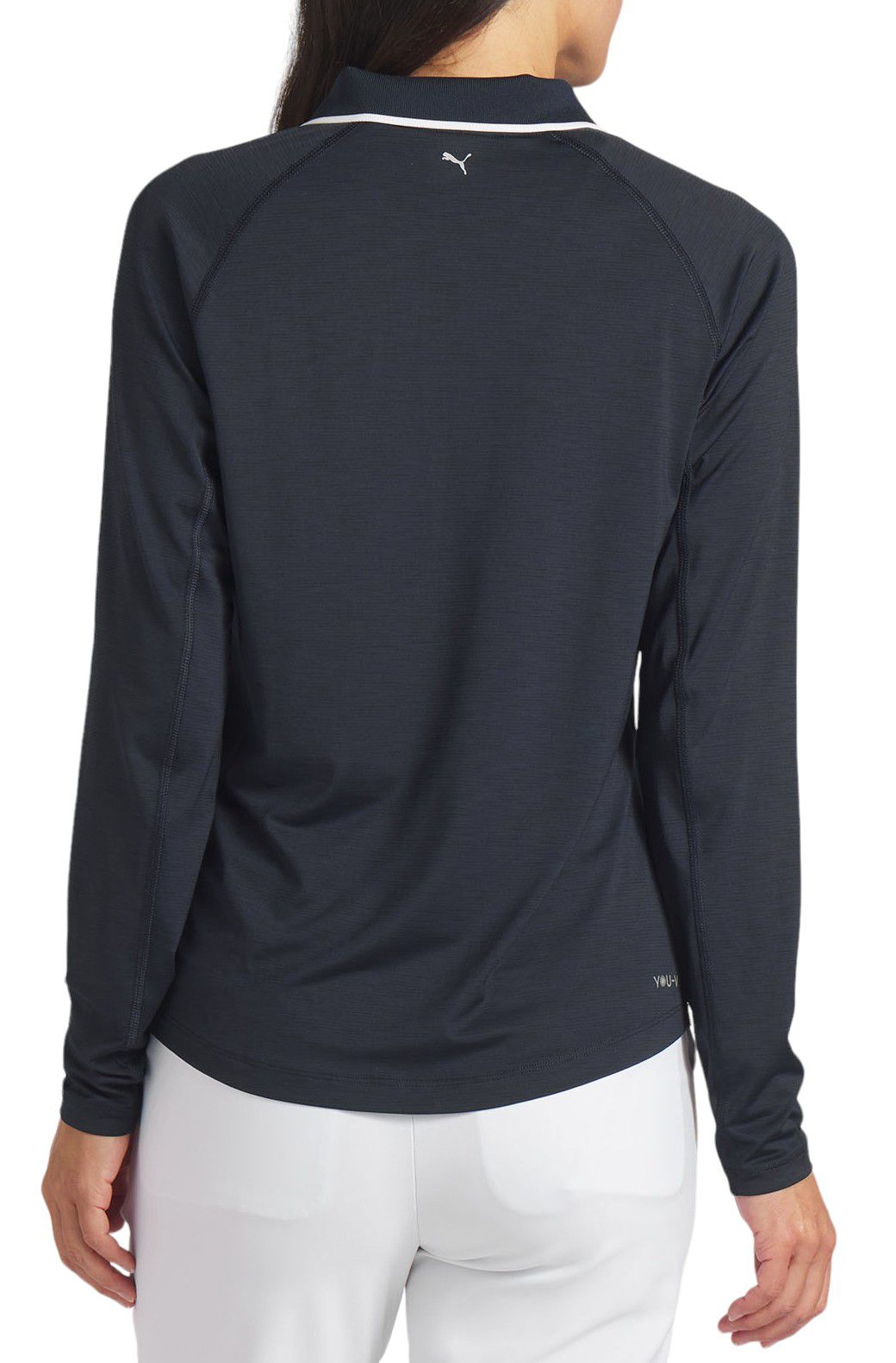 PUMA Women's YouV Long Sleeve 1/4 Zip Golf Polo product image