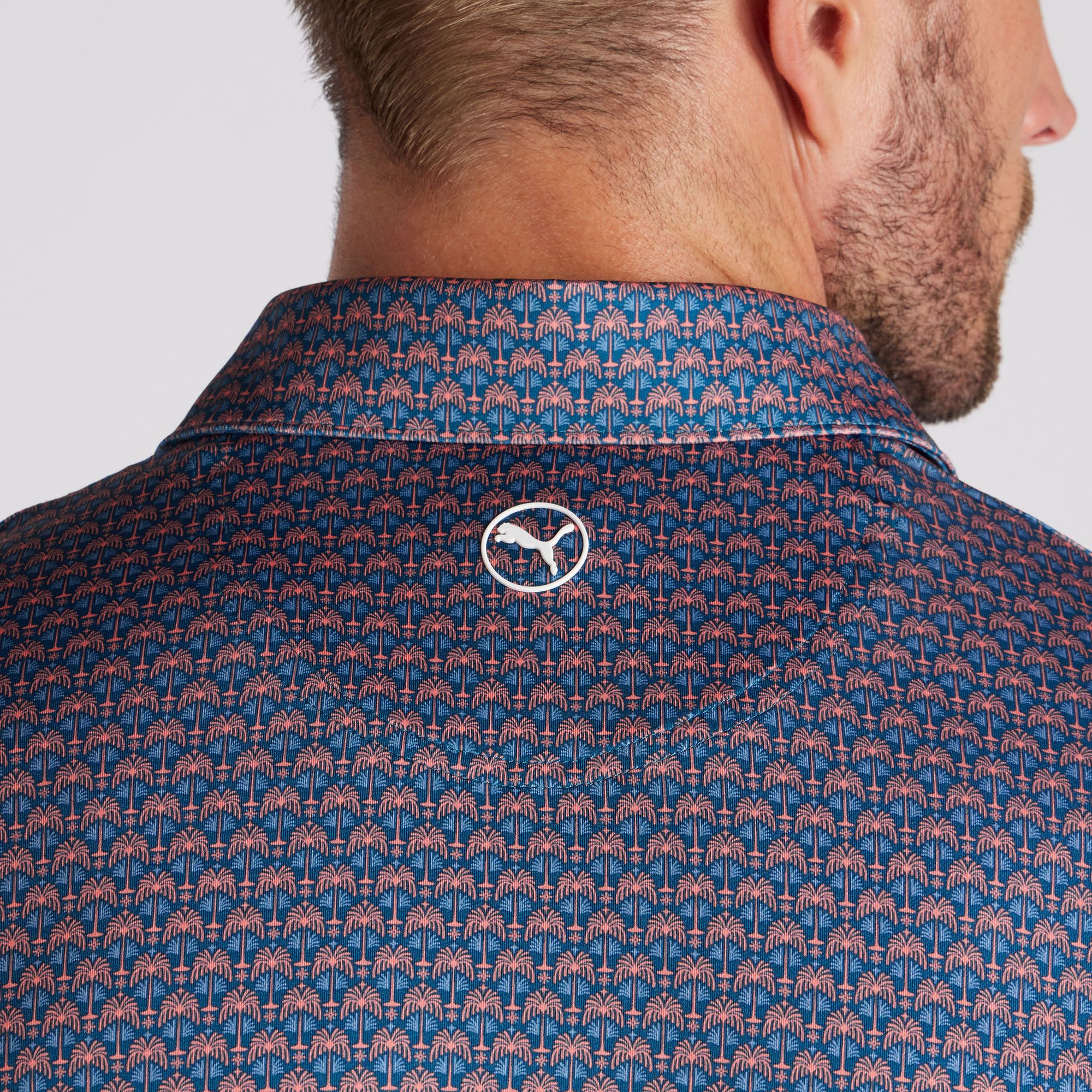 PUMA Men's MATTR Palm Deco Golf Polo product image