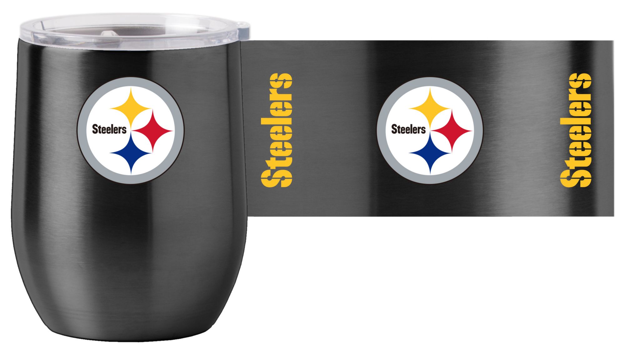Logo Brands Pittsburgh Steelers 16 oz. Stainless Steel Gameday Tumbler product image