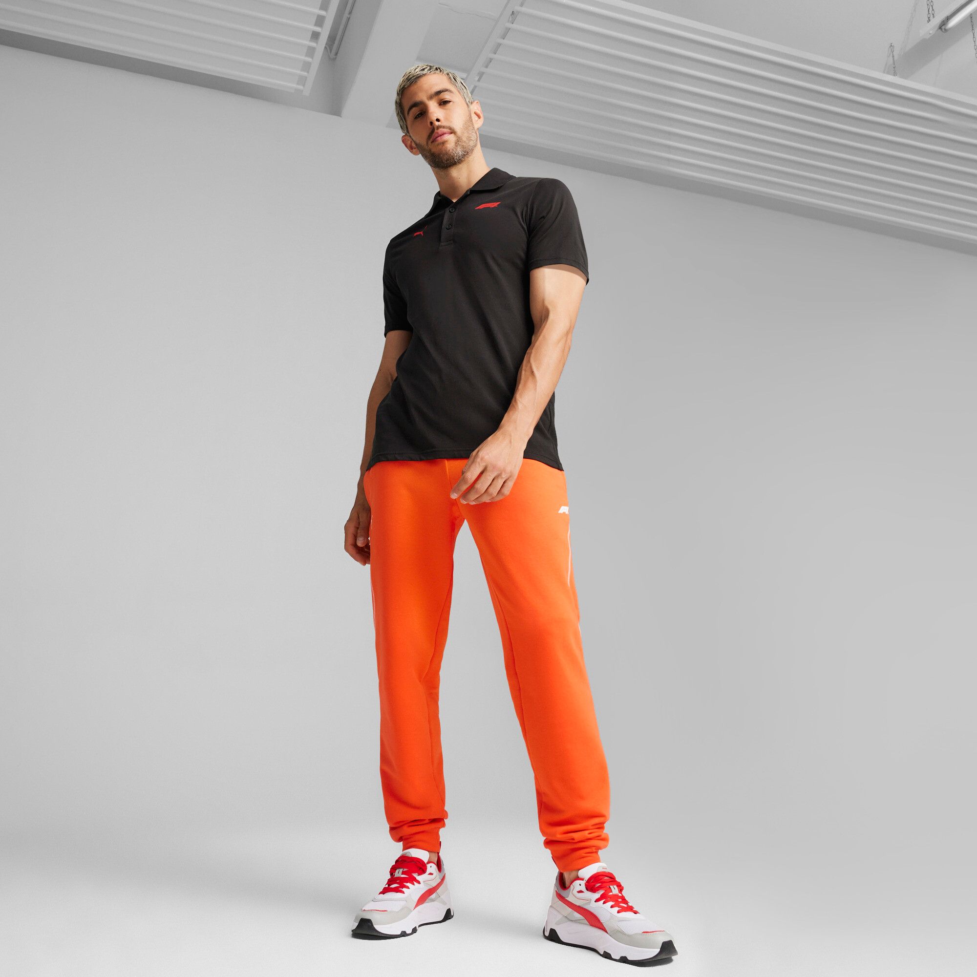 Puma Men's F1 Racing Black Logo Polo product image