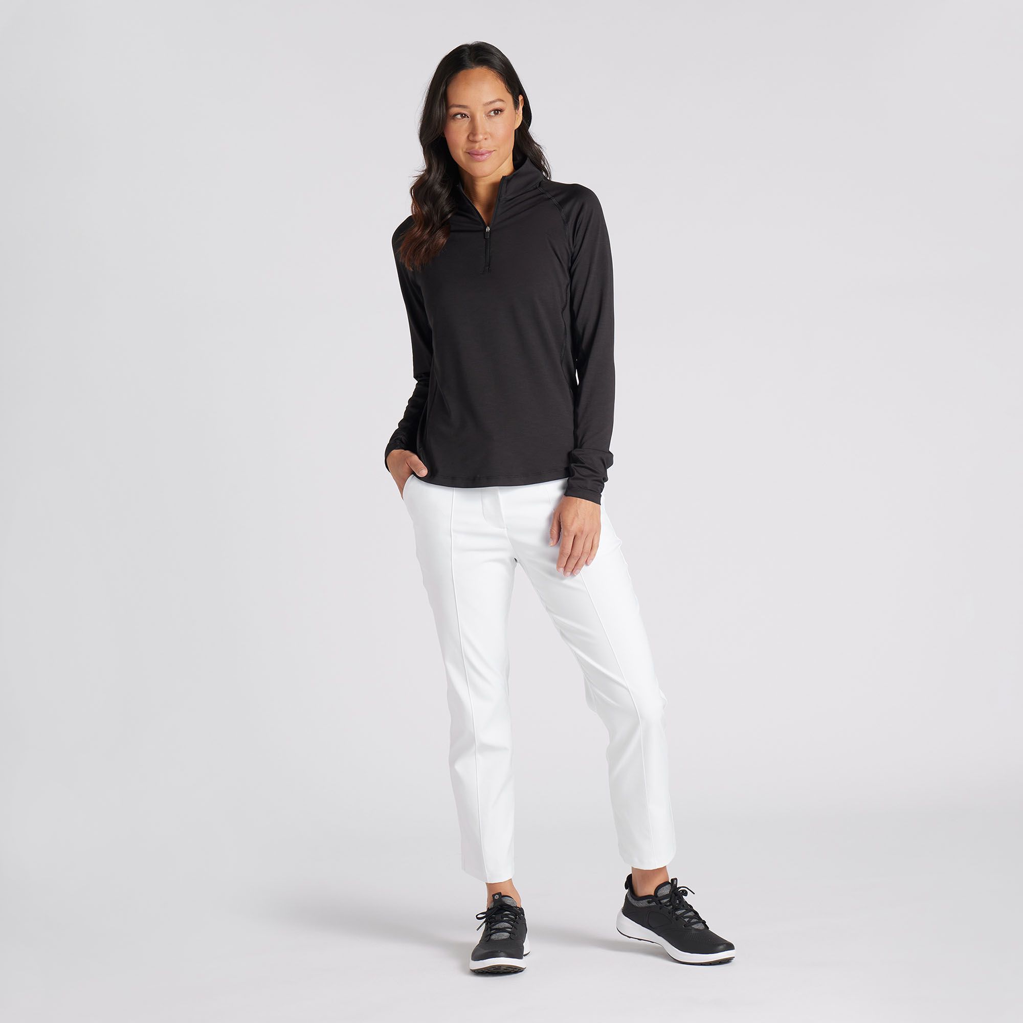 PUMA Women's YouV Solid Golf 1/4 Zip Pullover product image