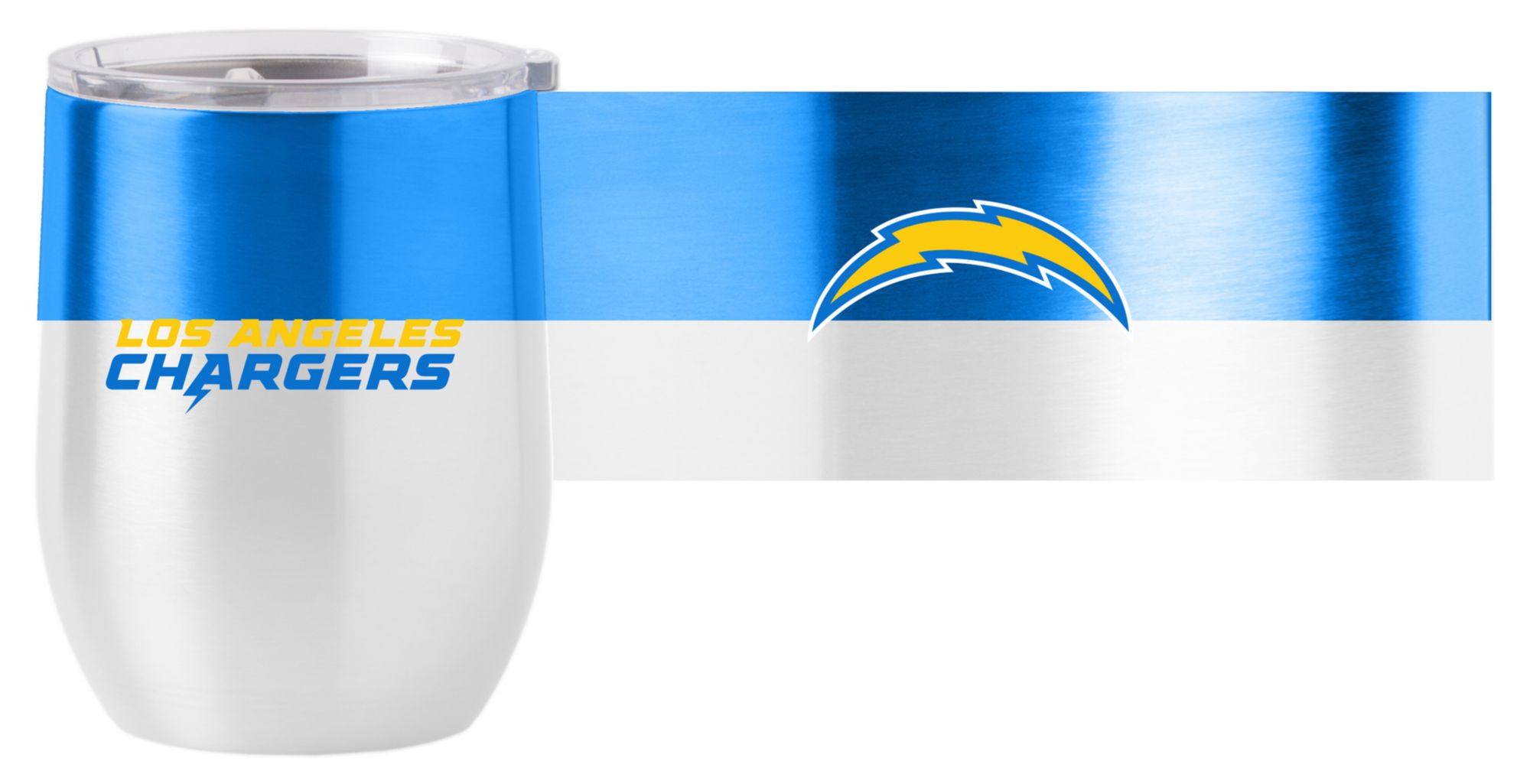 Logo Brands Los Angeles Chargers 16 oz. Stainless Steel Colorblock Tumbler product image