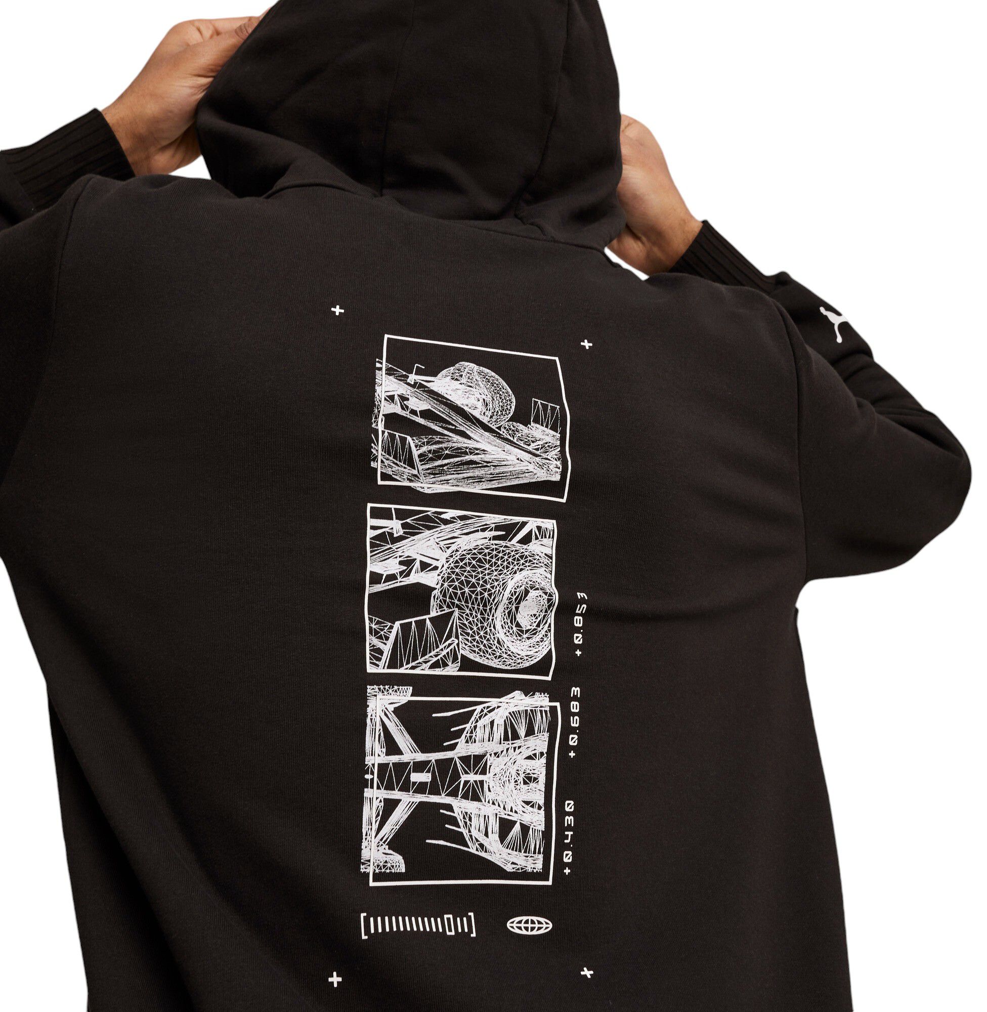 Puma Men's F1 Racing Black Pullover Hoodie product image