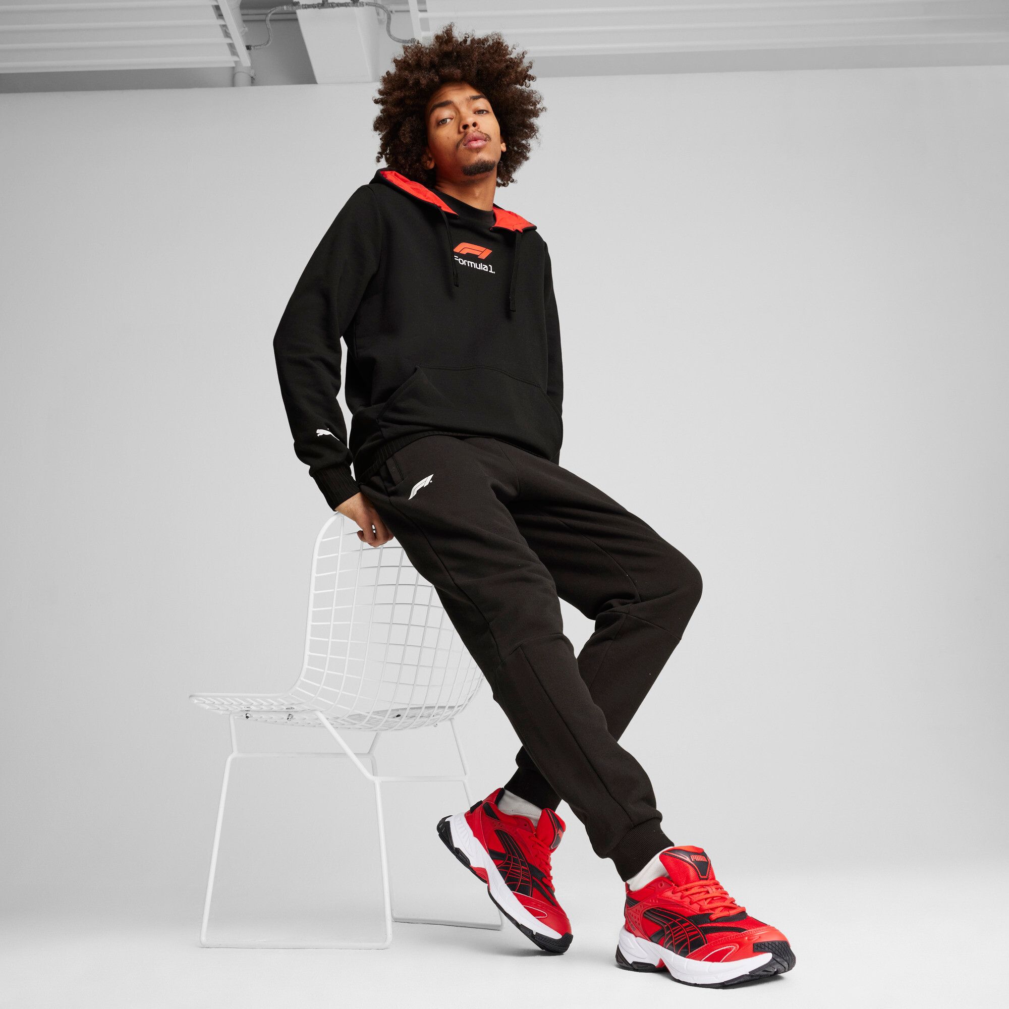 Puma Men's F1 Racing Black Pullover Hoodie product image