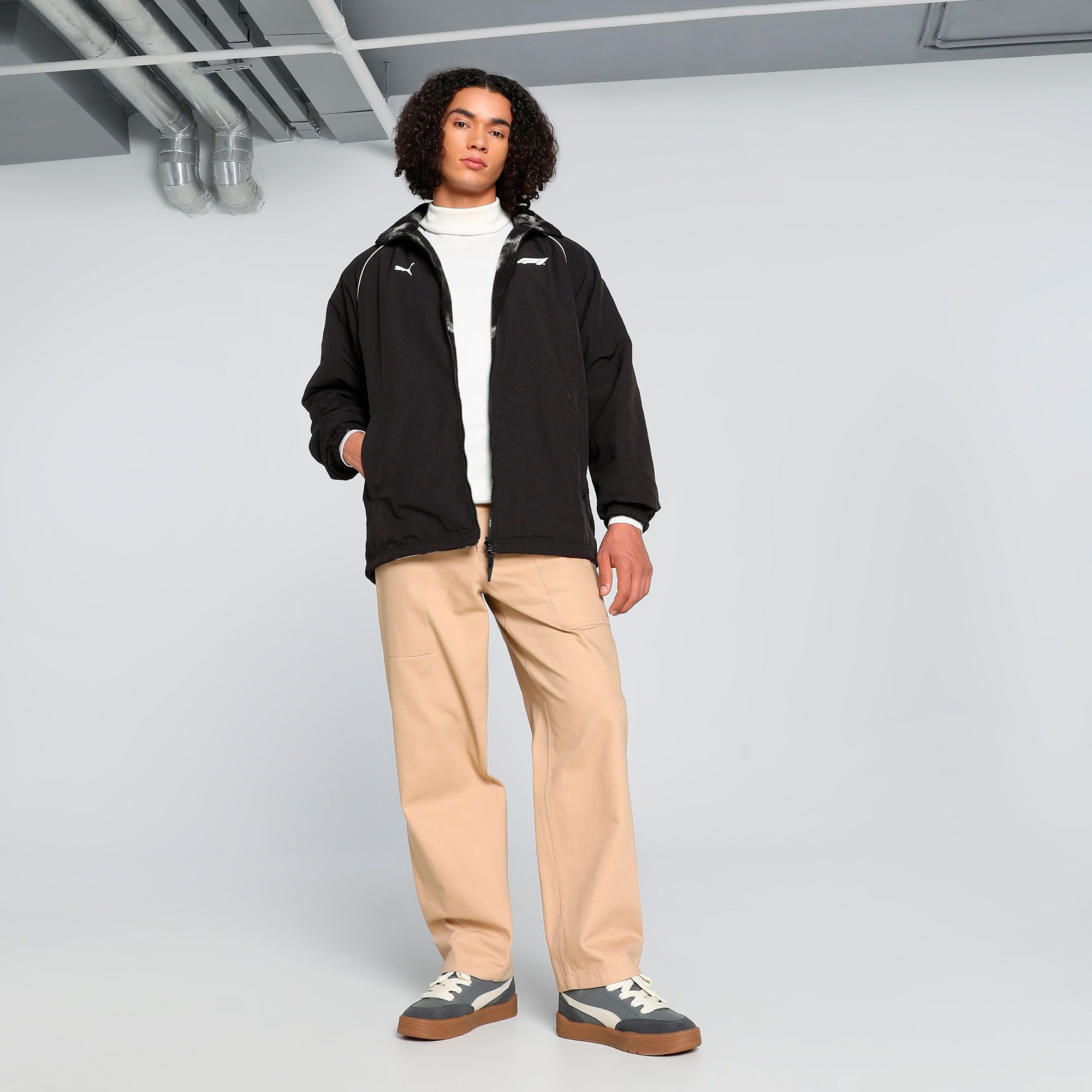 Puma Adult F1 Racing Statement Black Reversible Jacket product image