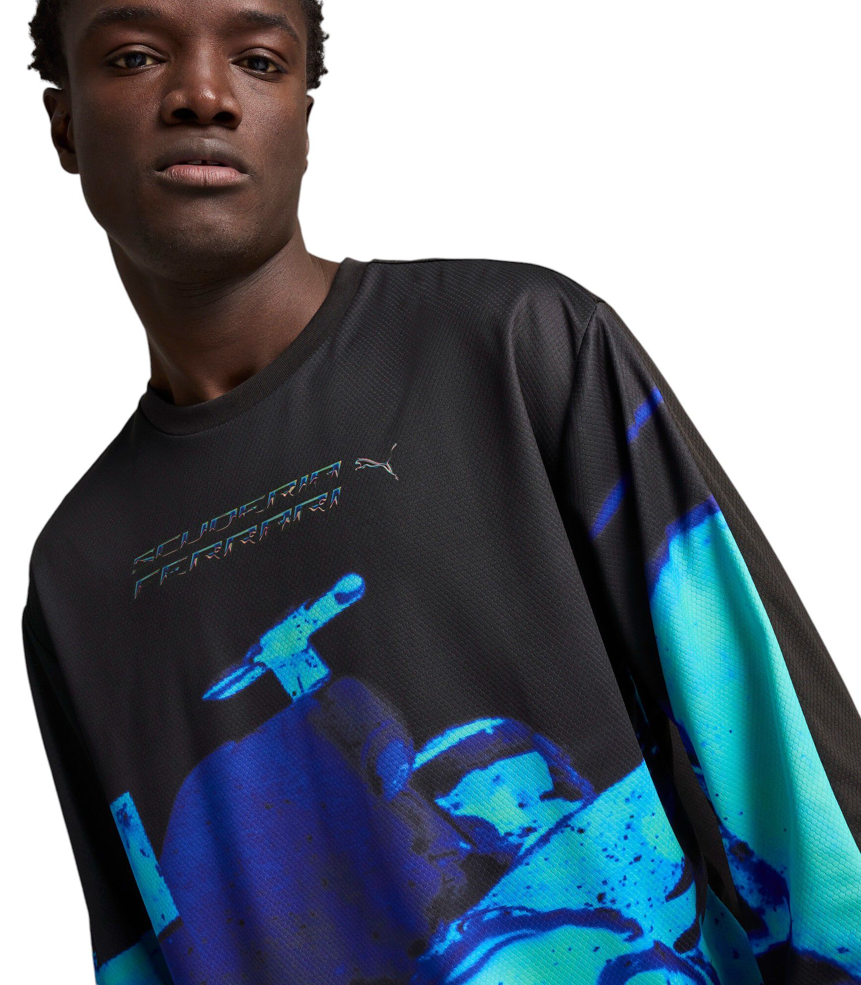 Puma Men's F1 Racing Black Statement Long Sleeve T-Shirt product image