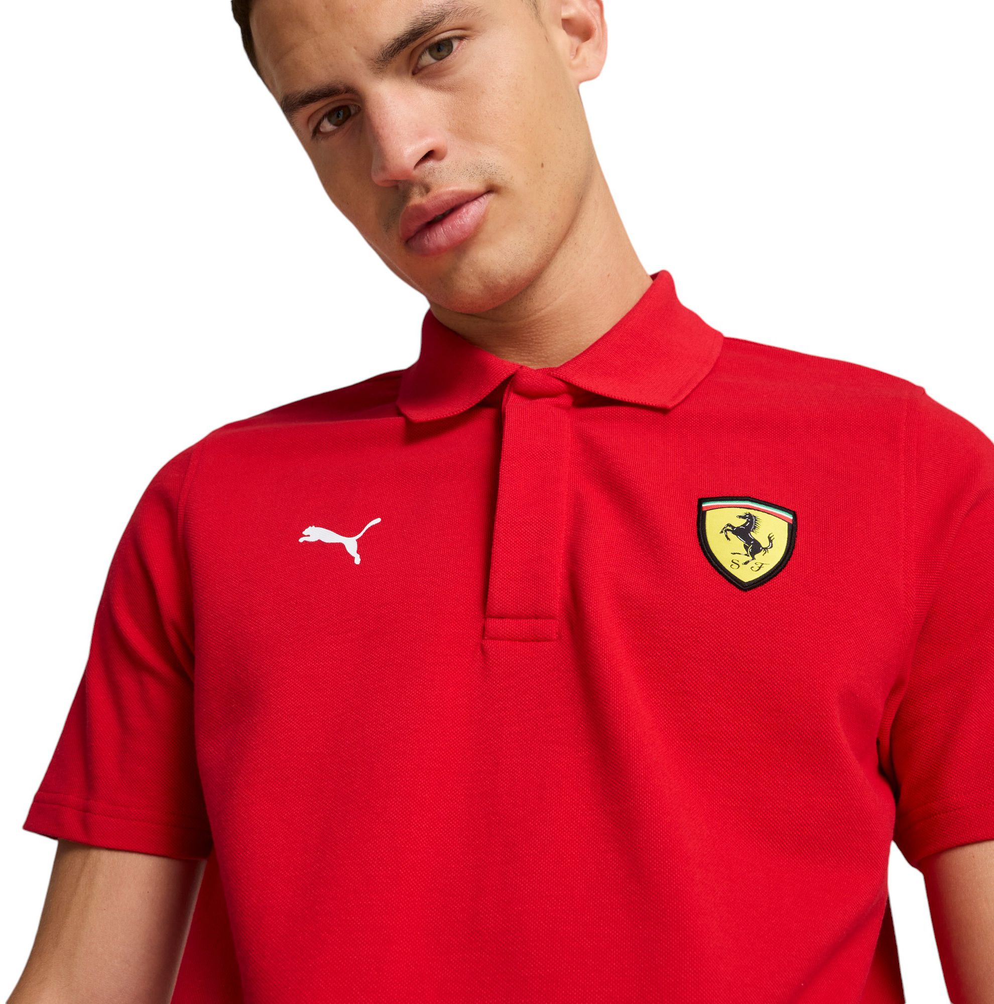 Puma Adult Ferrari Racing Red Graphic Polo product image