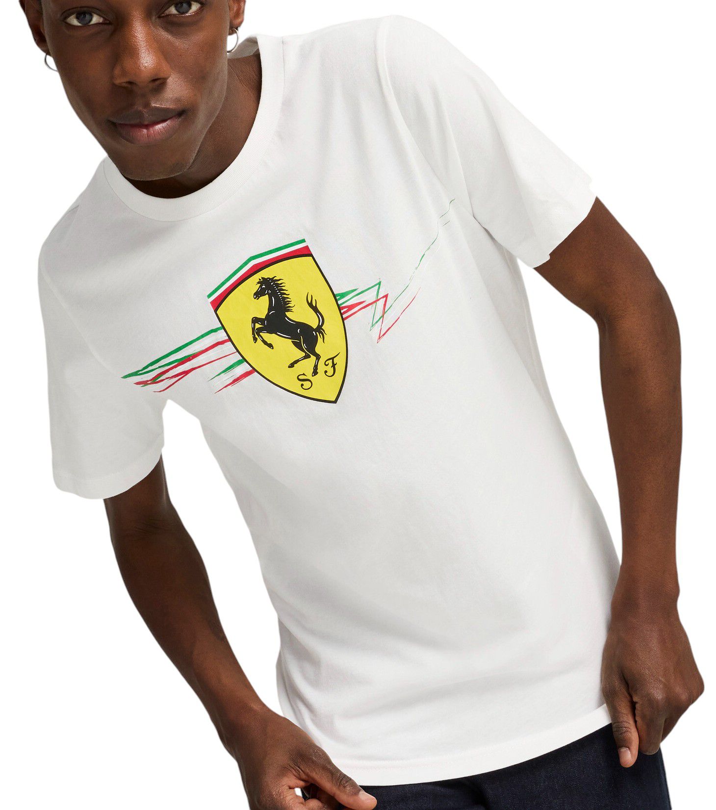 Puma Men's Ferrari Racing White Shield T-Shirt product image