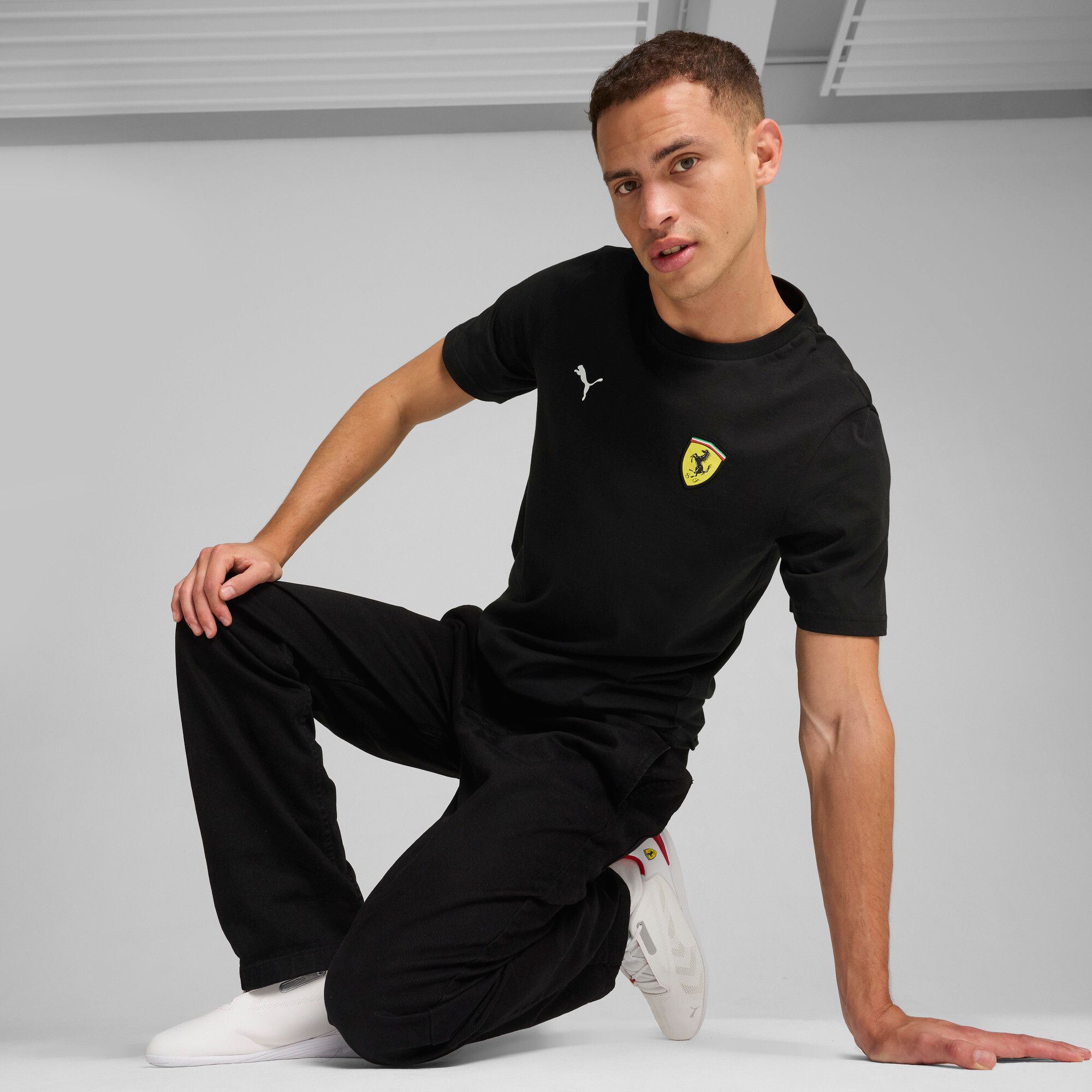 Puma Men's Ferrari Racing Black Shield T-Shirt product image