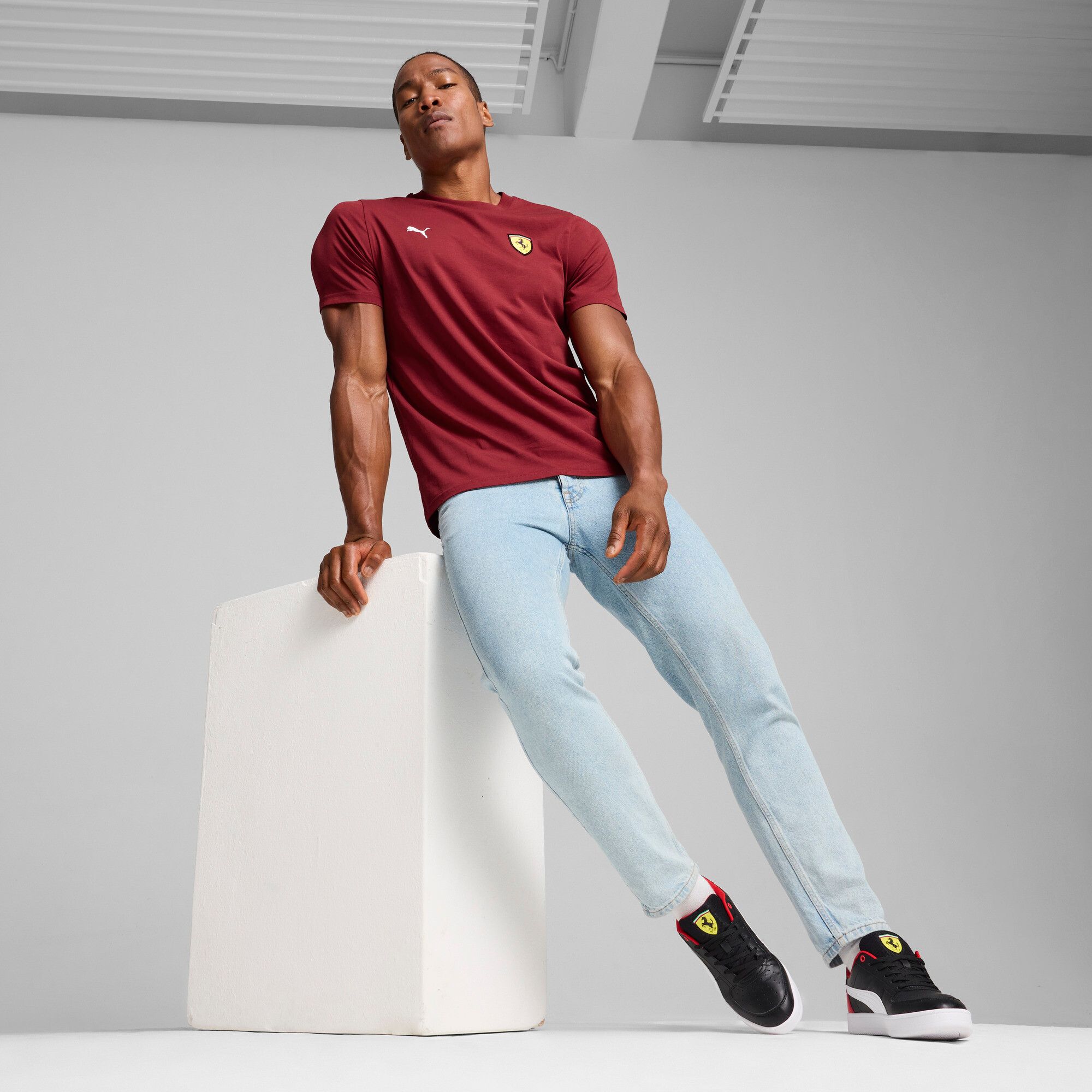 PUMA Men's Ferrari Racing Red Shield T-Shirt product image