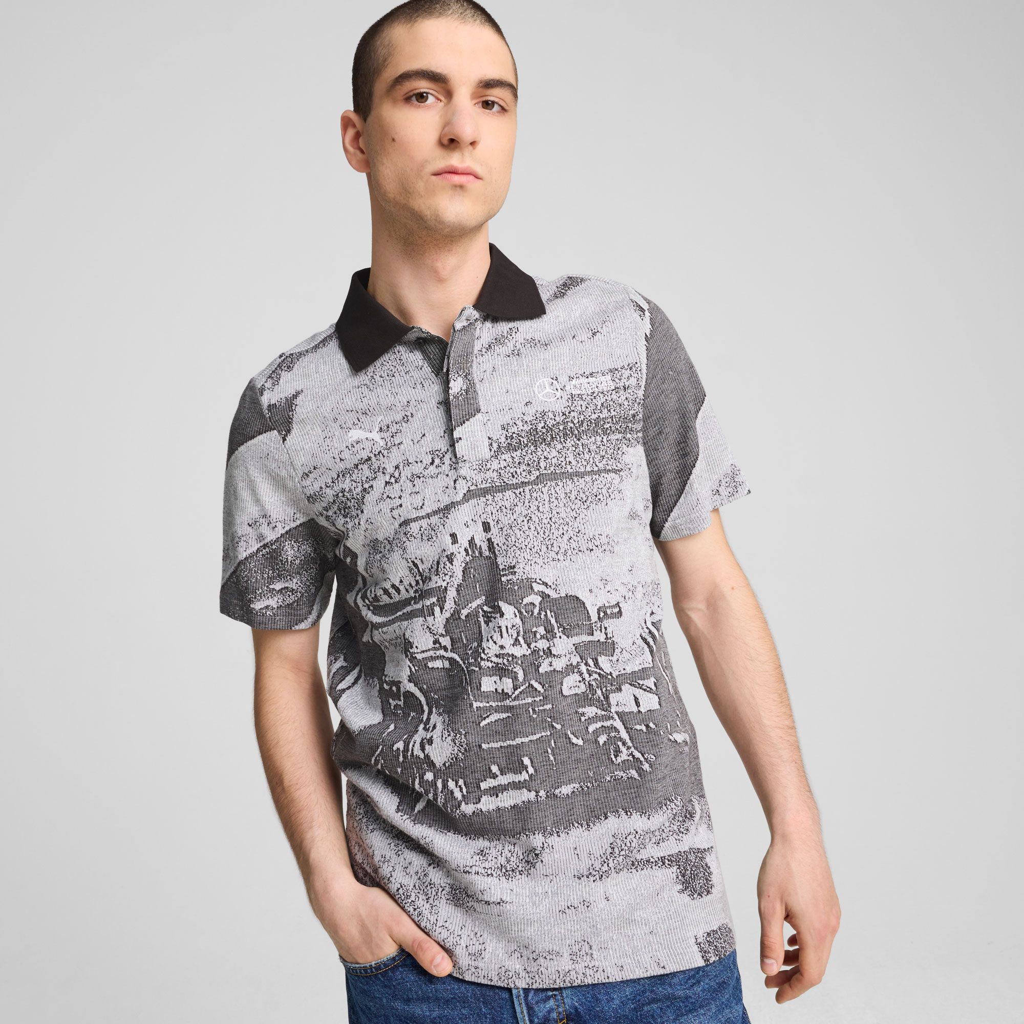 Puma Adult Mercedes Racing Evoknit  Black Polo product image