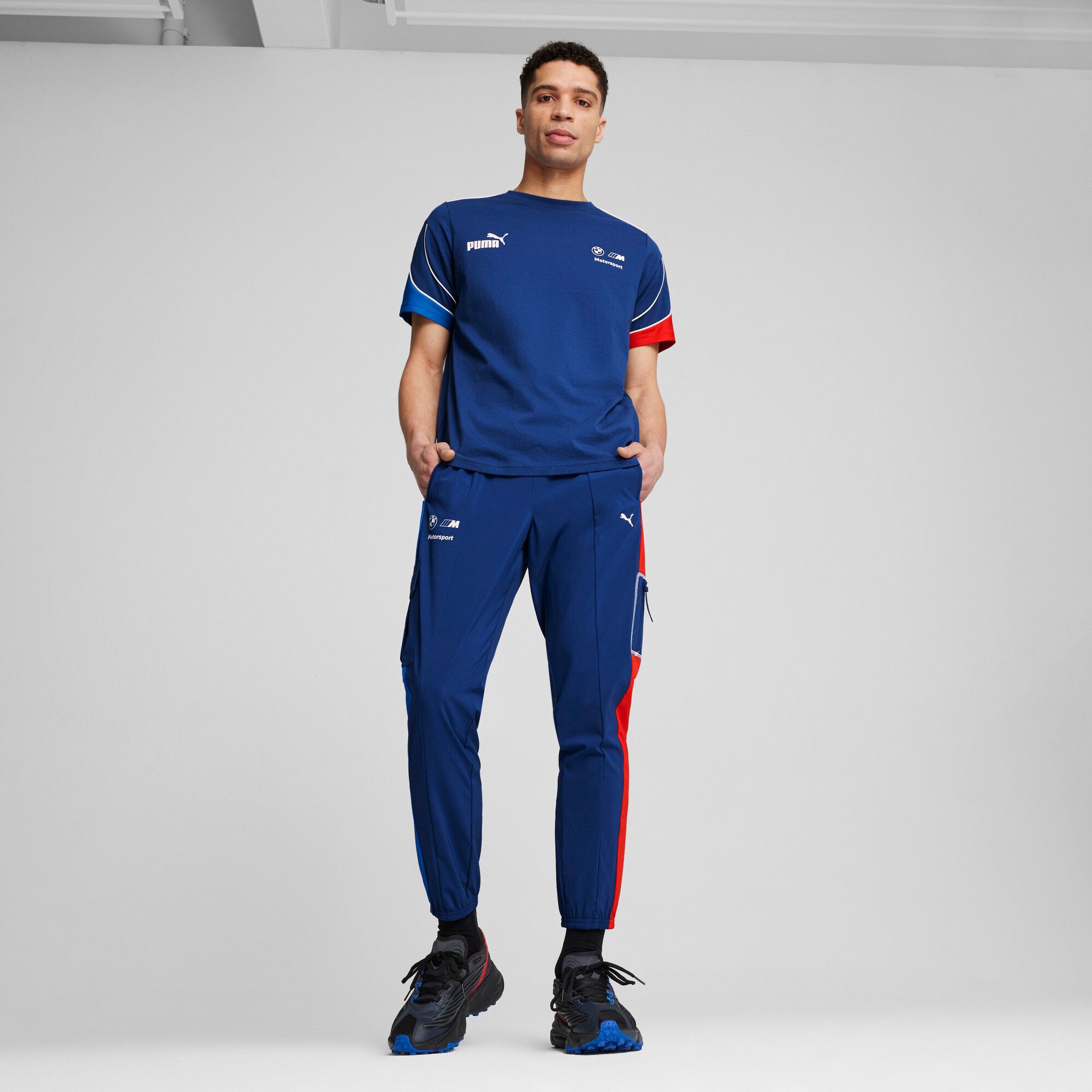 Puma Men's BMW Racing Blue Graphic T-Shirt product image