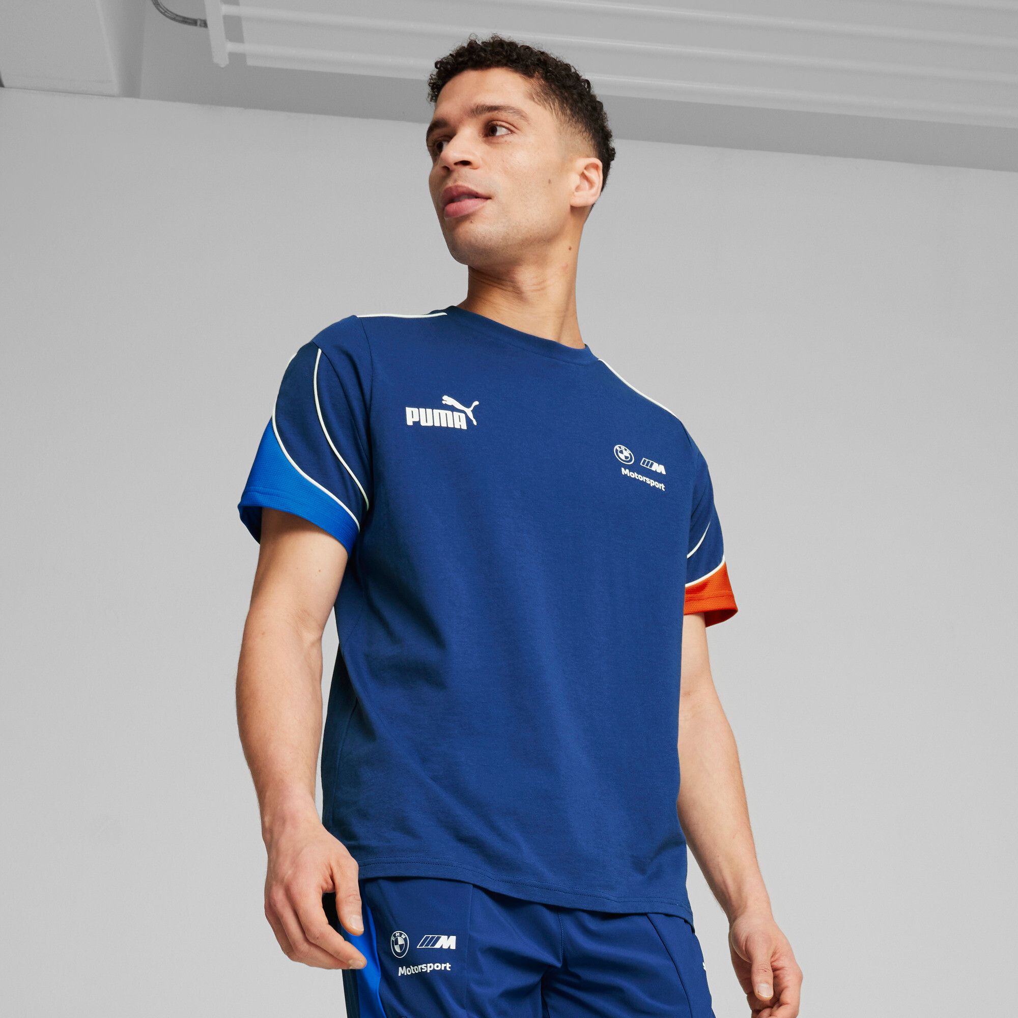 Puma Men's BMW Racing Blue Graphic T-Shirt product image