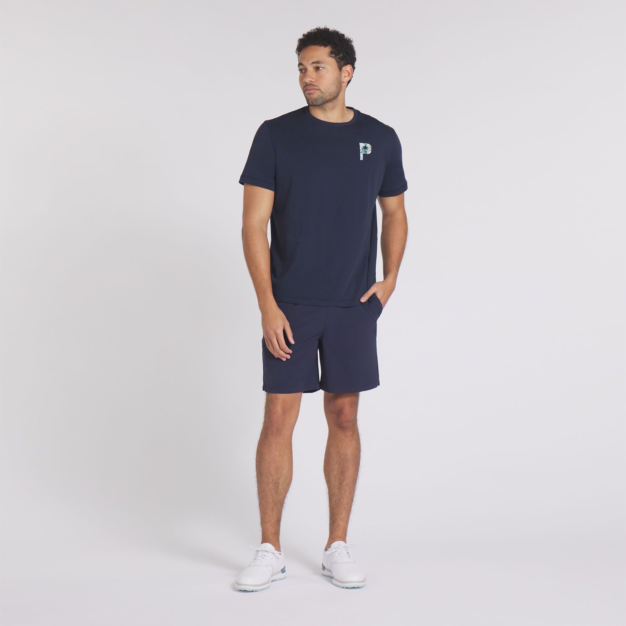 PUMA X PTC Men's Glitch Short Sleeve Graphic Golf T-Shirt product image
