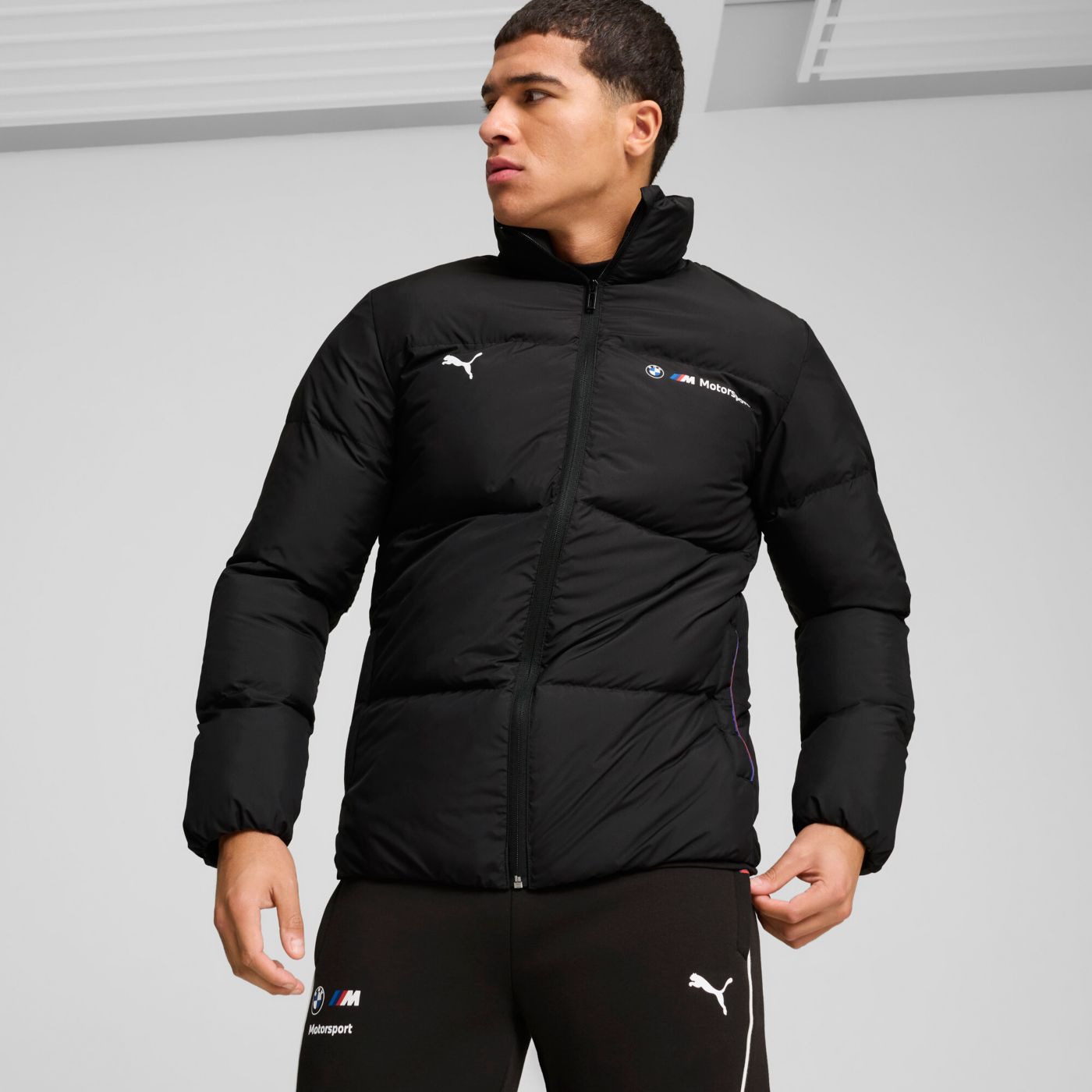 Puma Men s BMW Racing Black Puffer Jacket Dick s Sporting Goods