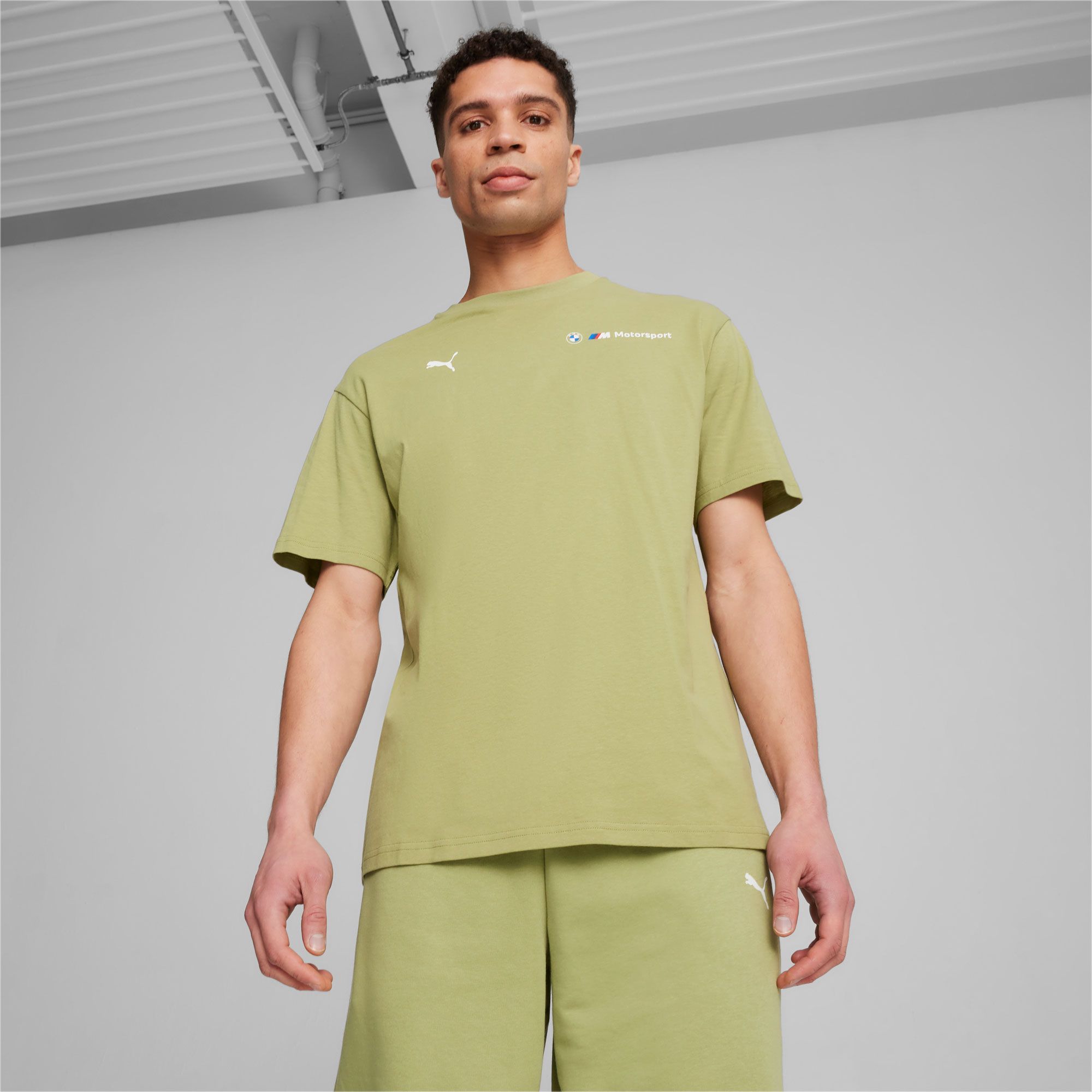 Puma Men's BMW Racing Essential Logo Green T-Shirt product image