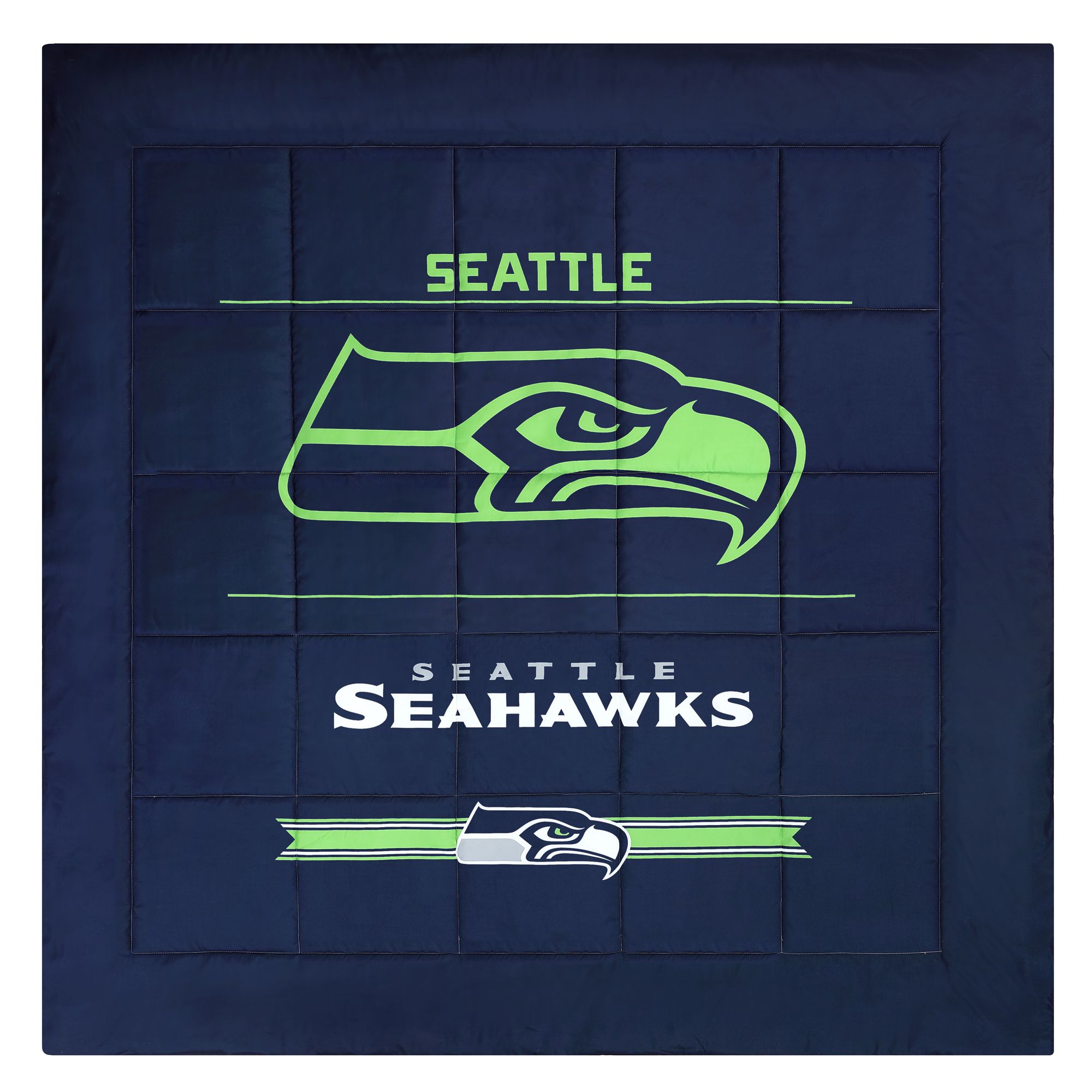 Logo Seattle Seahawks Command Full/Queen Comforter Set product image