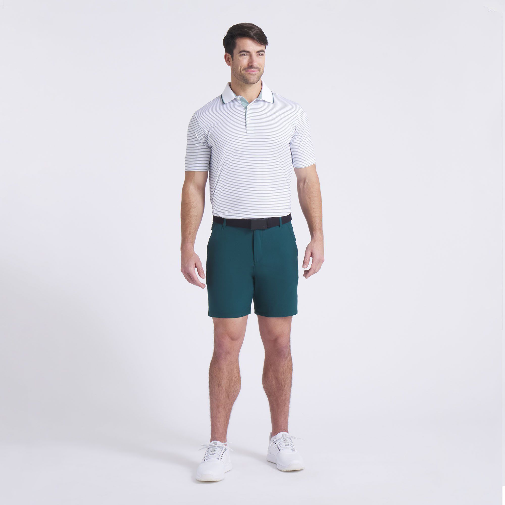 PUMA Men's MATTR Elevated Striped Golf Polo product image