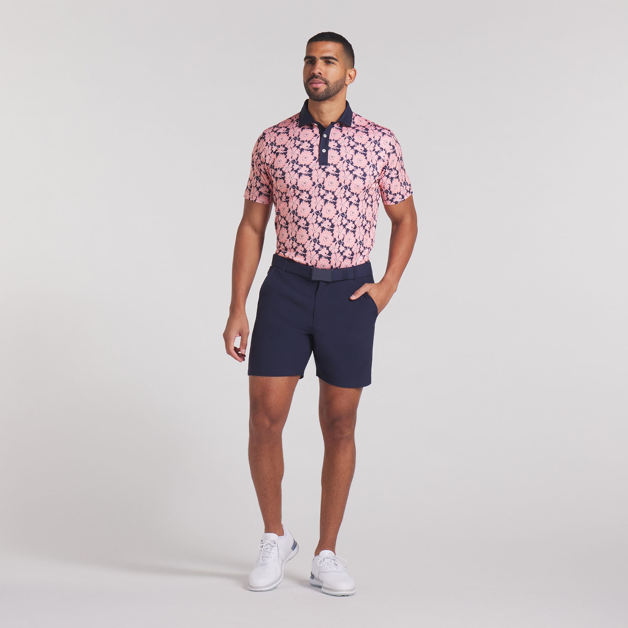 PUMA Men's Pique Flower Fields Golf Polo product image