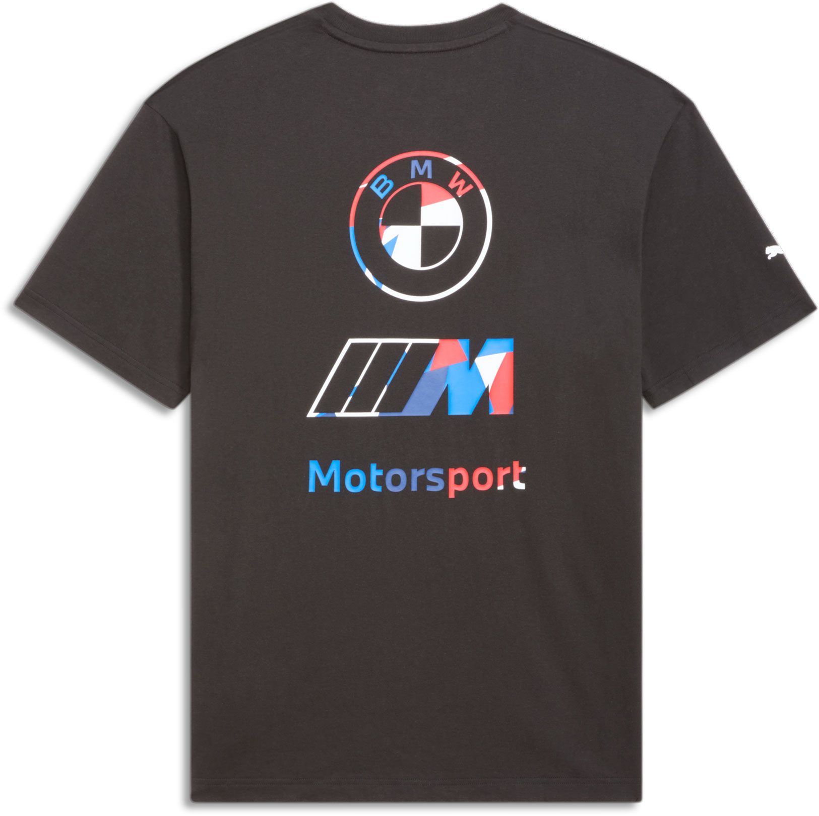 Puma Men's BMW Racing Stacked Logo Black T-Shirt product image