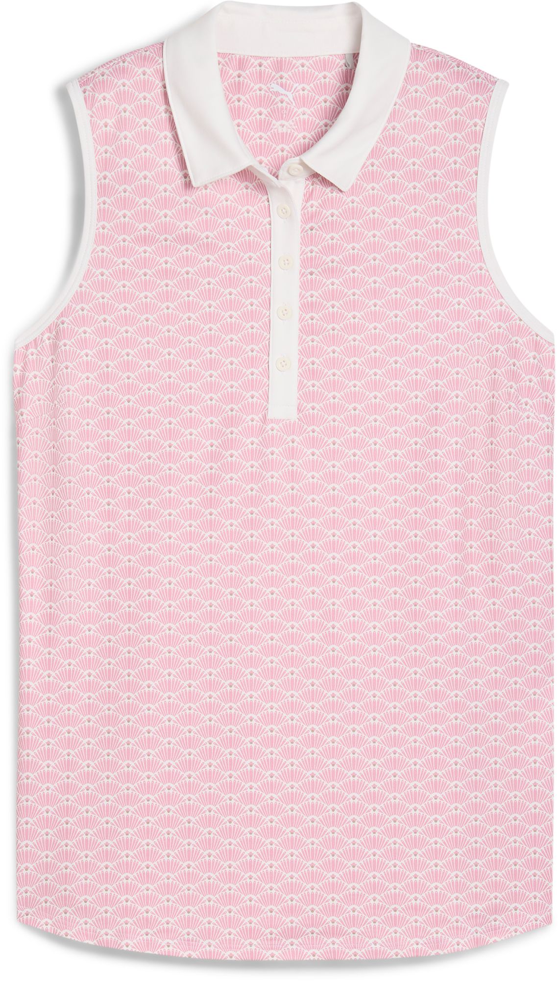 PUMA Women's CLOUDSPUN Scallop Sleeveless Golf Polo product image