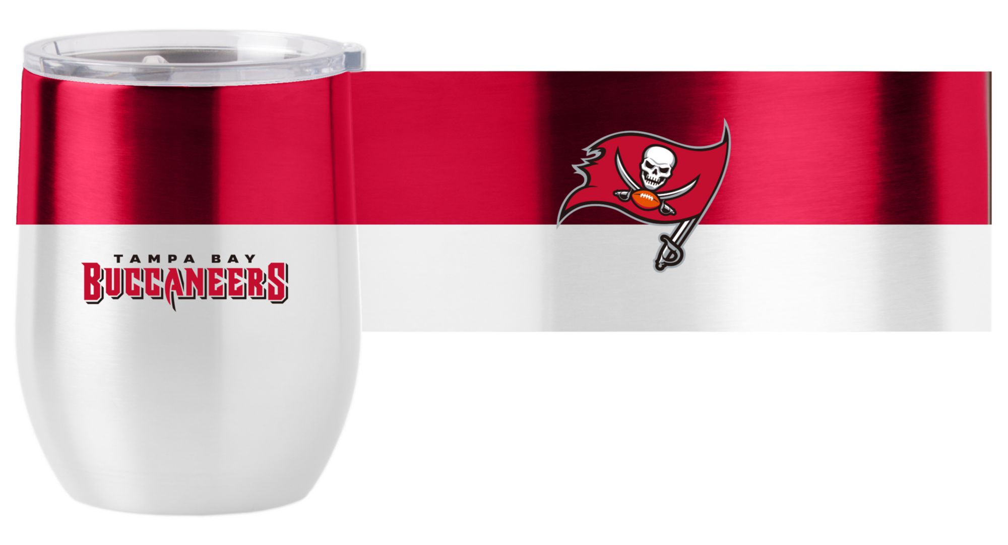 Logo Brands Tampa Bay Buccaneers 16 oz. Stainless Steel Colorblock Tumbler product image