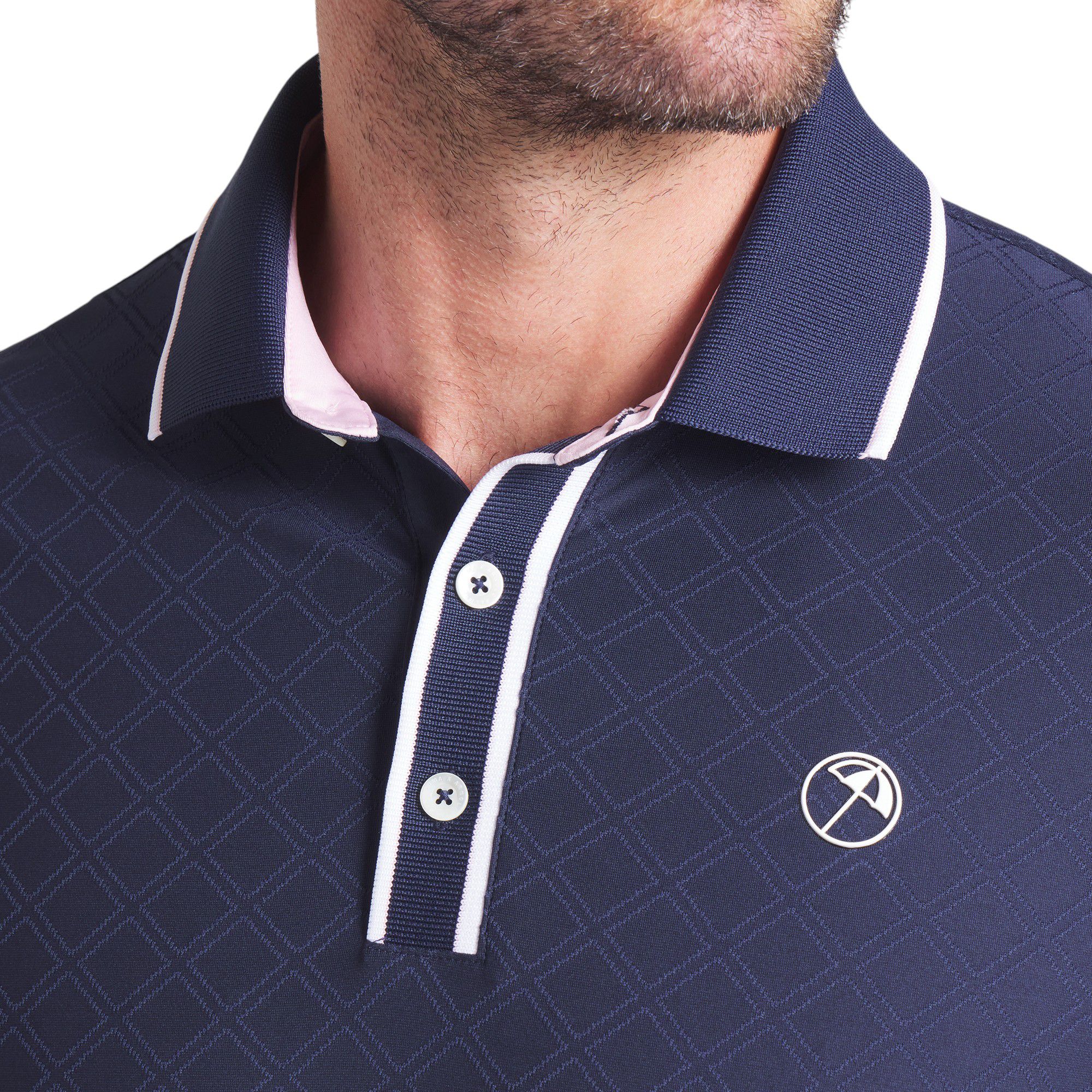 PUMA X Arnold Palmer Men's Tipped Jacquard Golf Polo product image