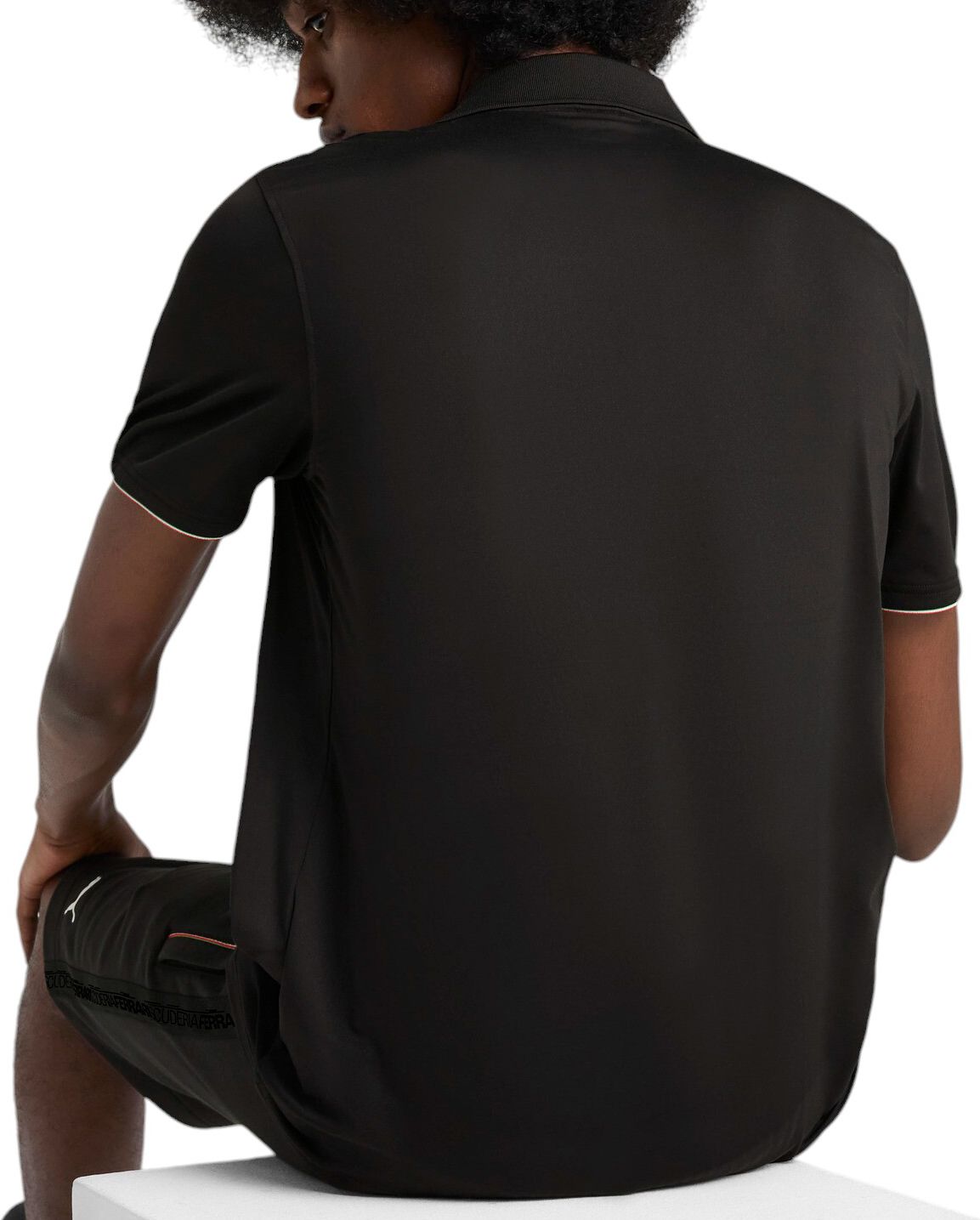 PUMA Men's F1 Ferrari Black CLOUDSPUN Polo product image