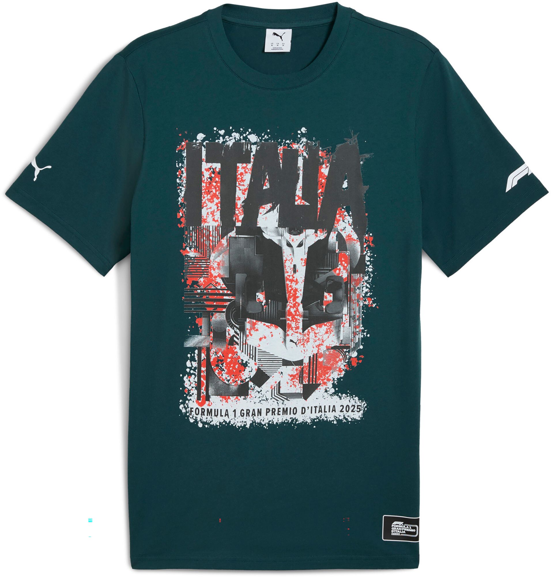 PUMA Men's Formula 1 Green 'Italy' T-Shirt product image