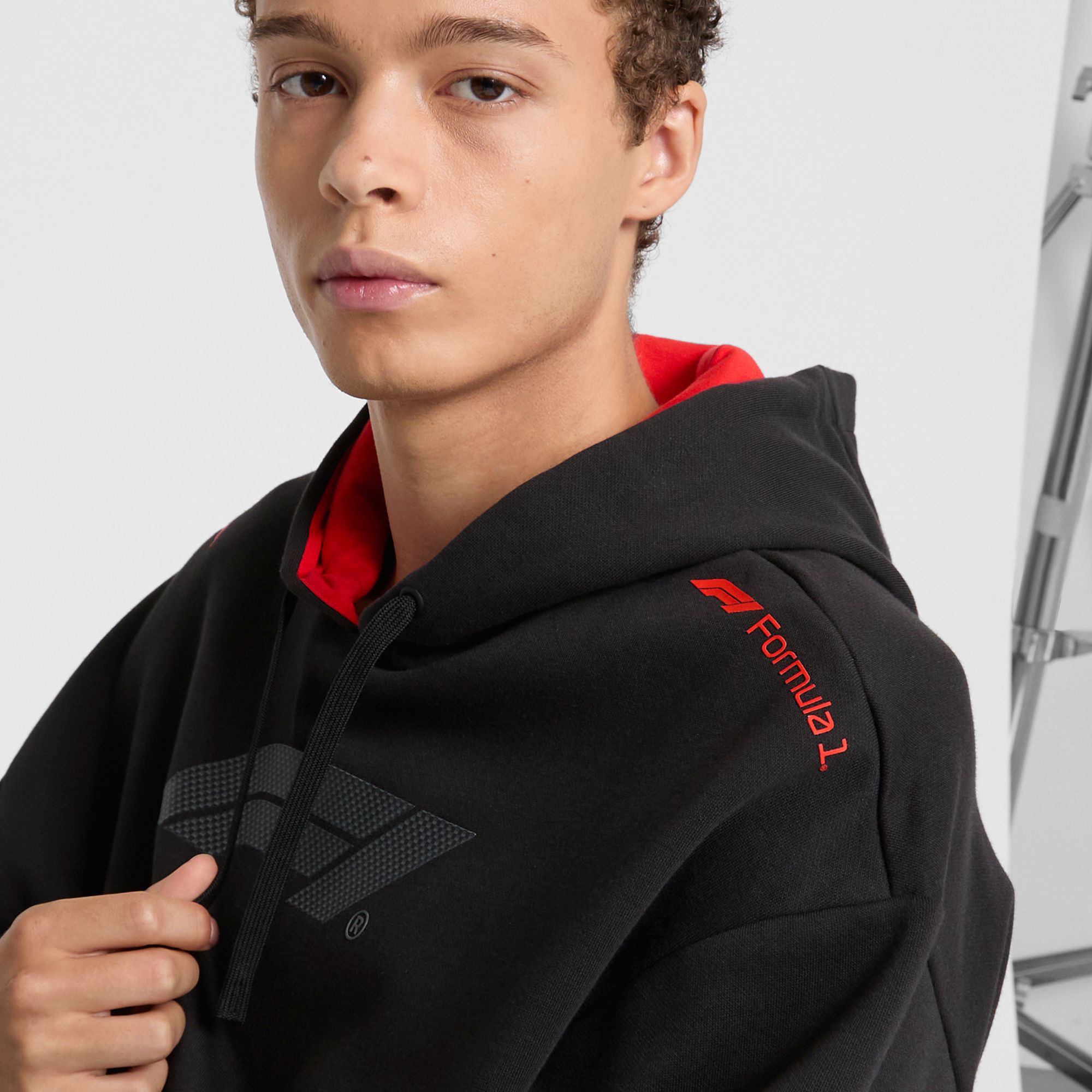 Puma Men's F1 Racing Black Raelaxed Essential Hoodie product image