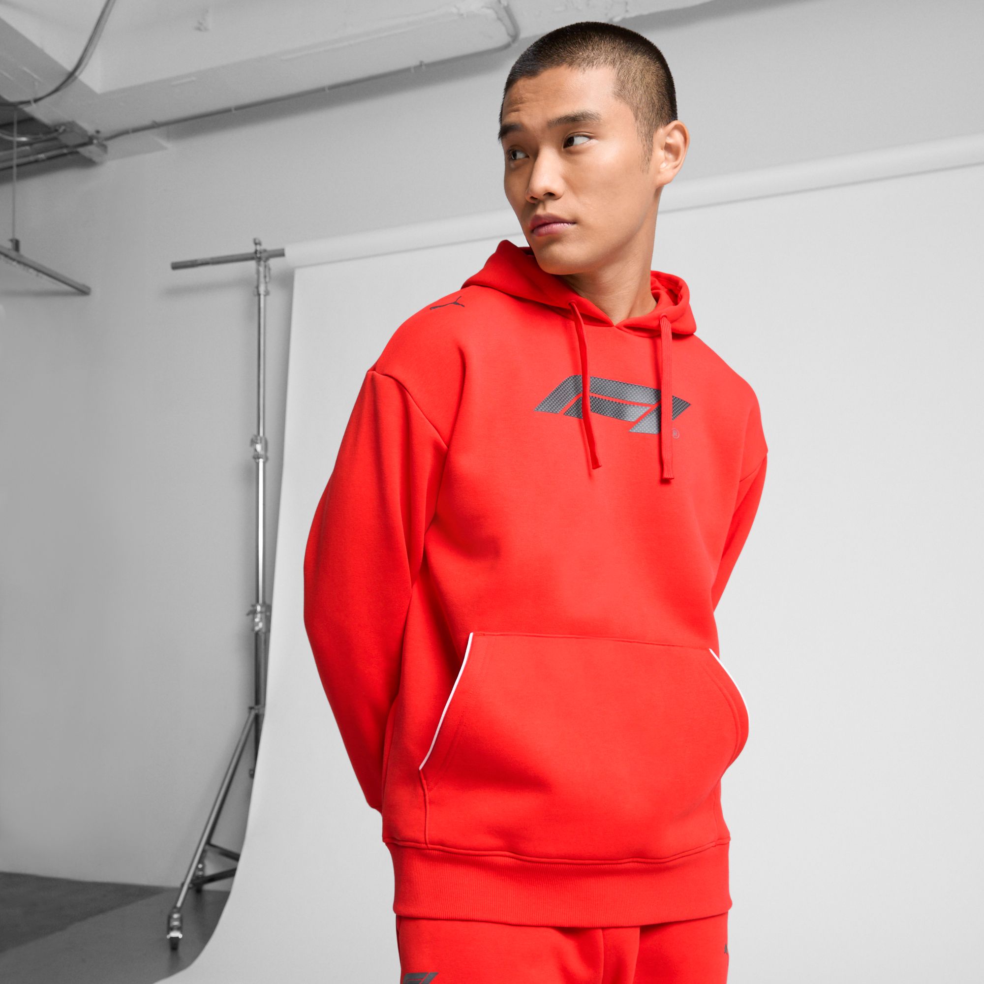 Puma Men's F1 Racing Red Raelaxed Essential Hoodie product image