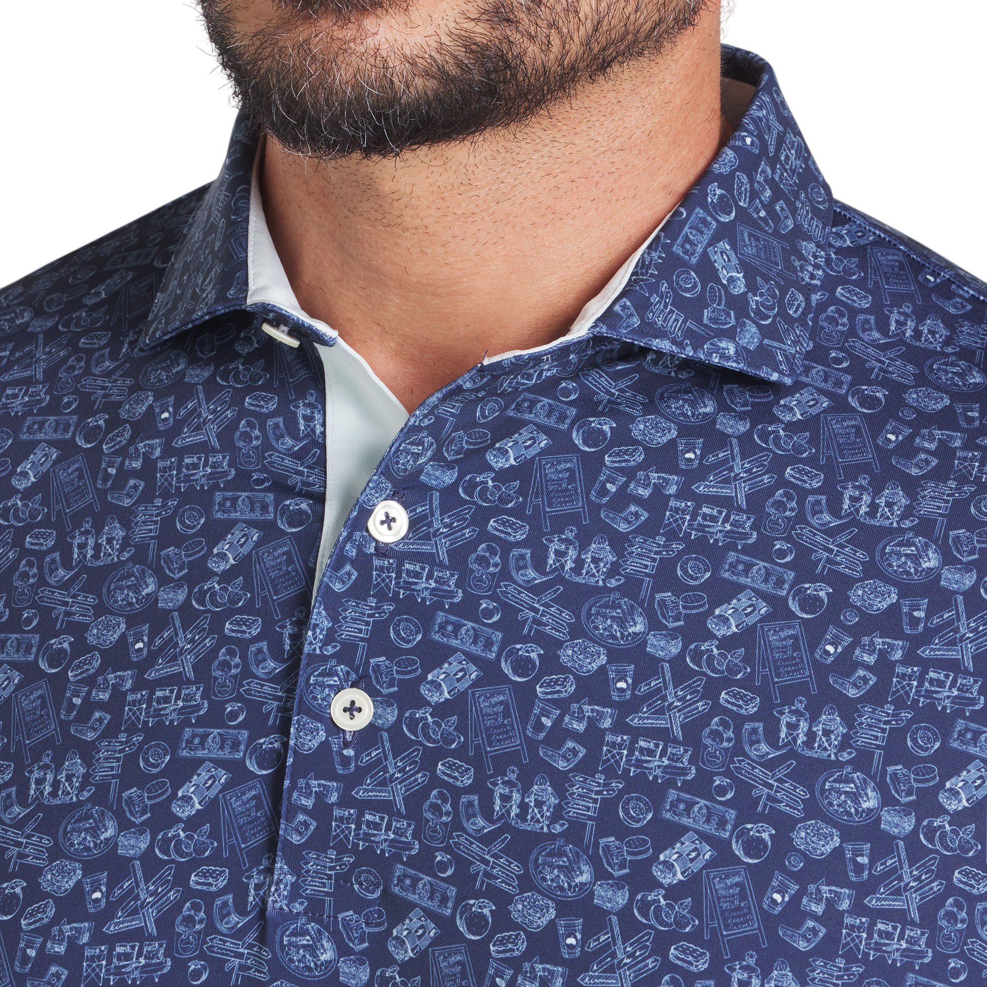 PUMA Men's MATTR Peach Stand Golf Polo product image