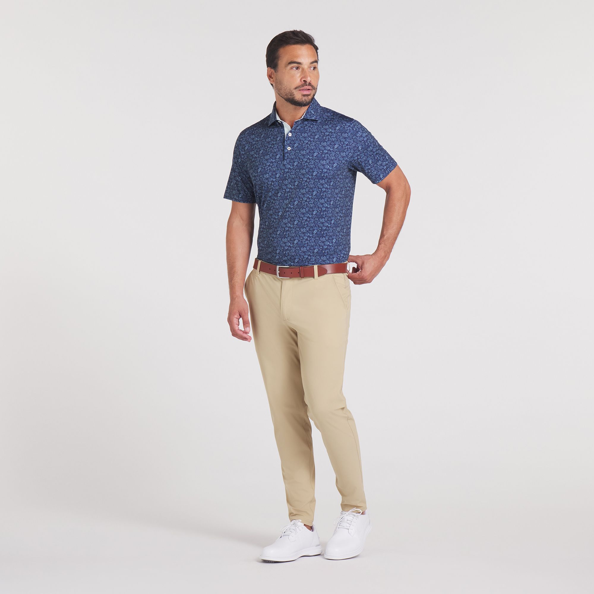 PUMA Men's MATTR Peach Stand Golf Polo product image