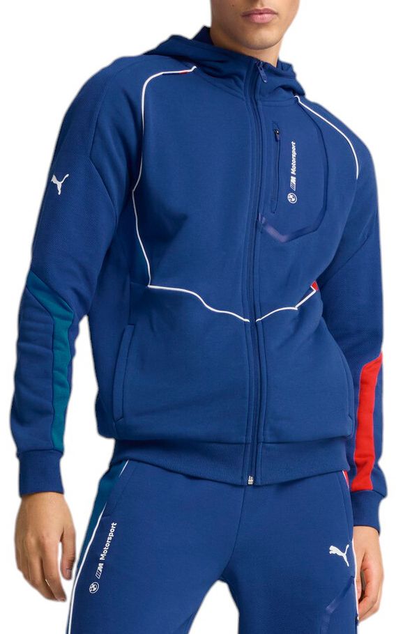 PUMA Men's F1 BMW Navy Hooded Full Zip Jacket product image