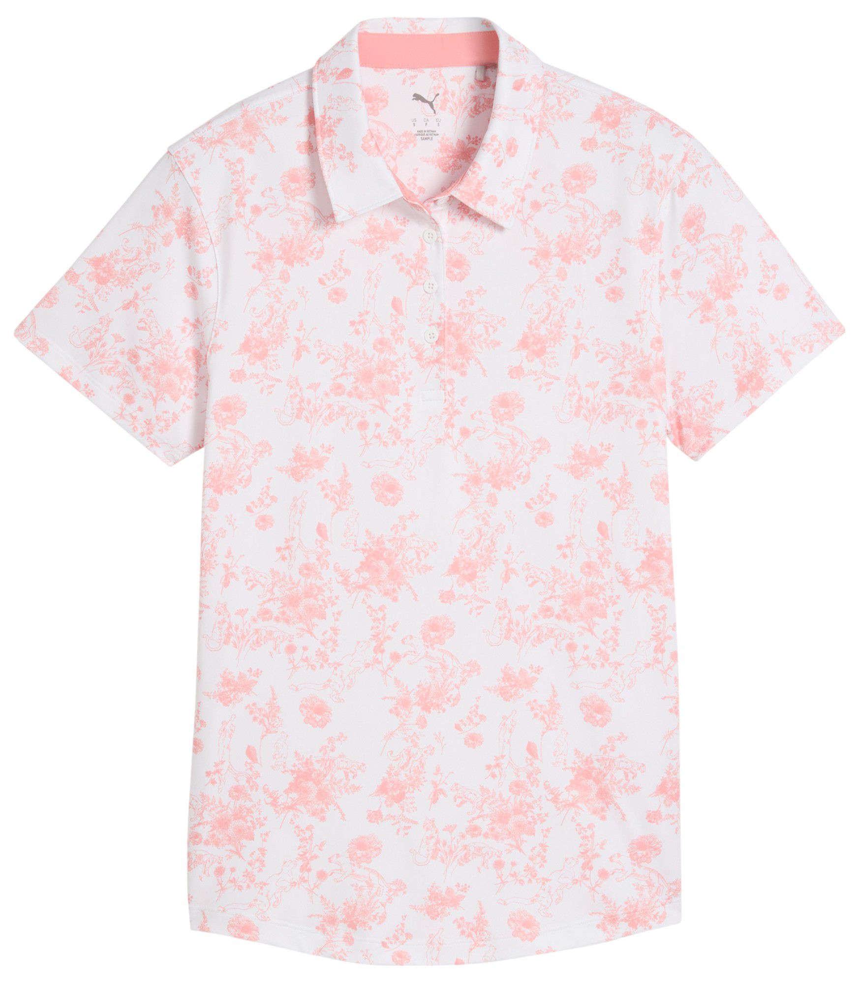 PUMA Women's CLOUDSPUN Toile Golf Polo product image